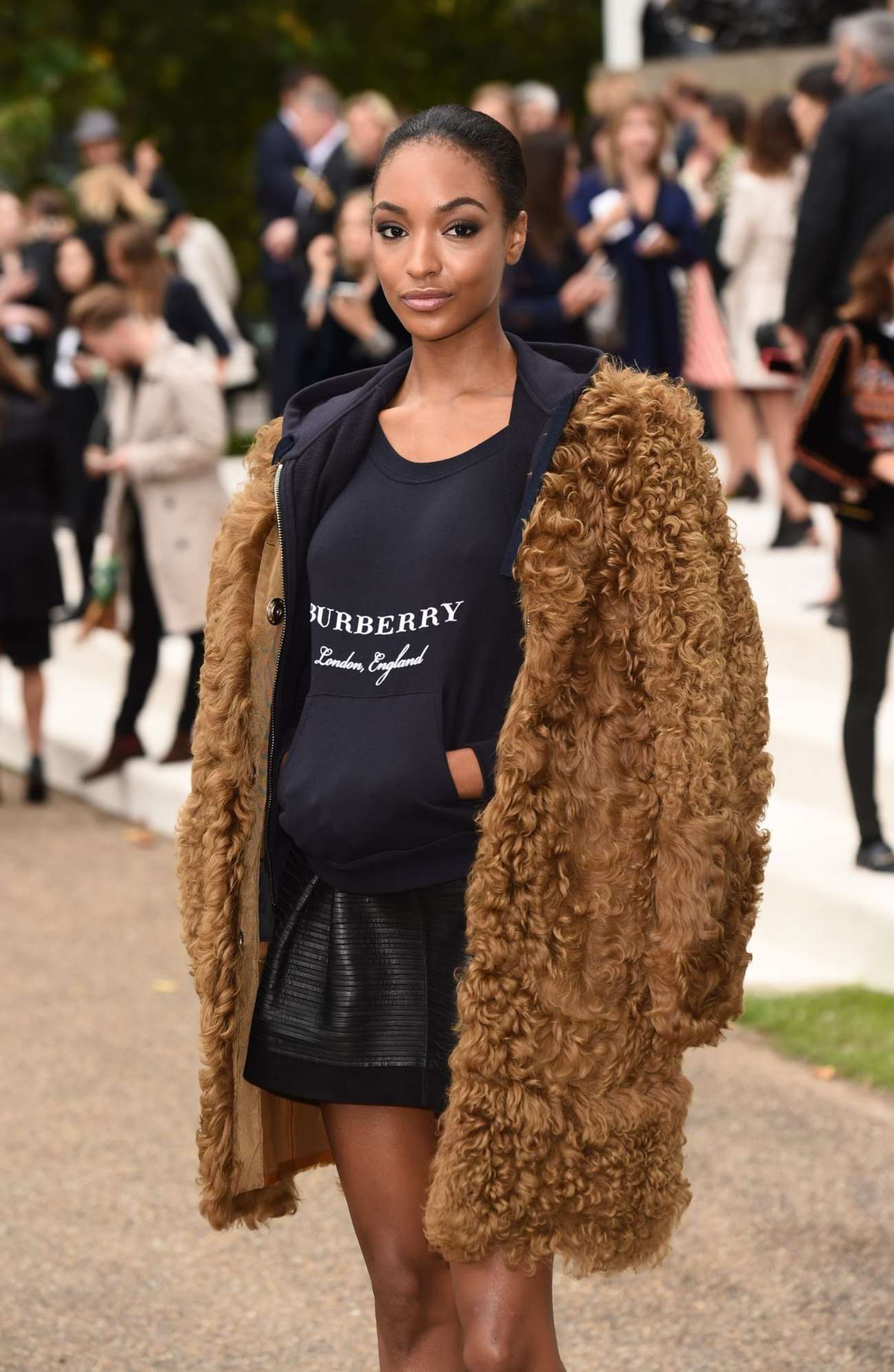 Jourdan Dunn attends Burberry Prorsum Fashion Show