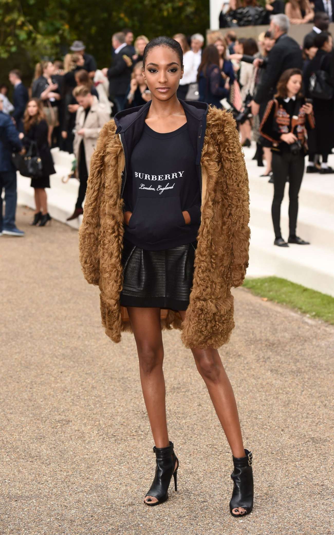 Jourdan Dunn attends Burberry Prorsum Fashion Show