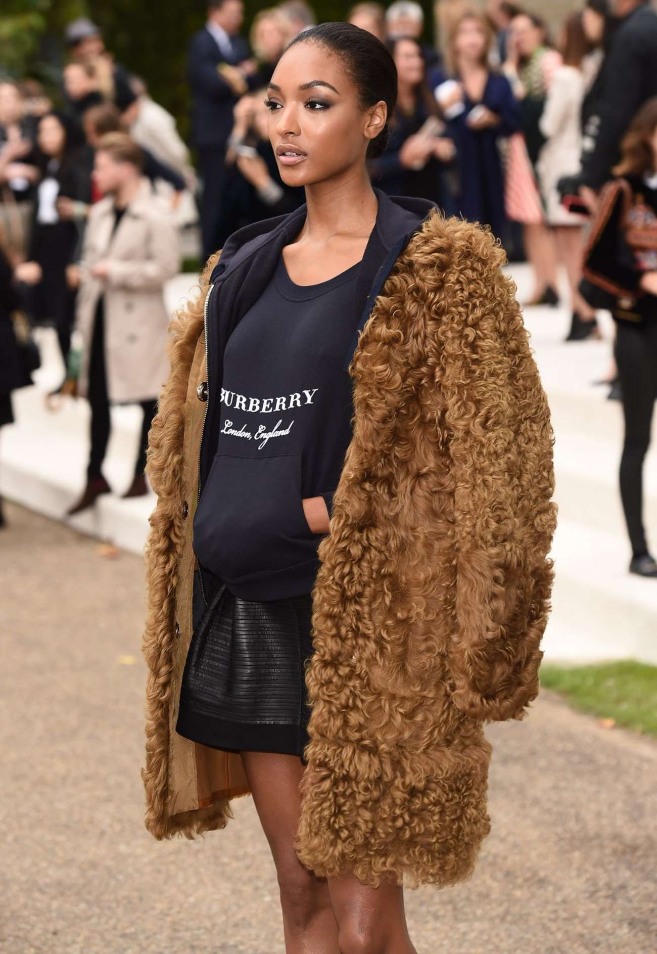 Jourdan Dunn attends Burberry Prorsum Fashion Show