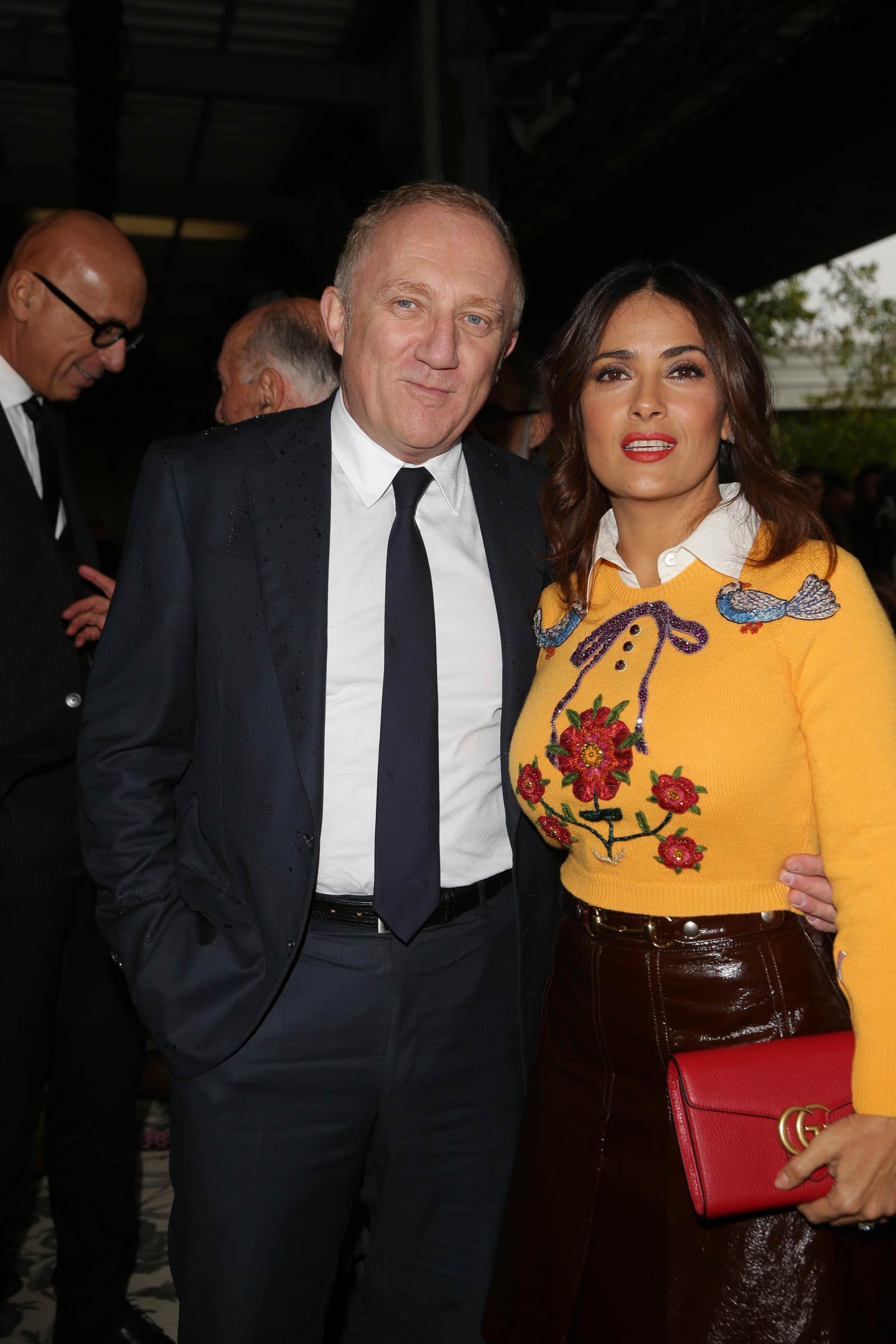 Salma Hayek attends Gucci fashion show