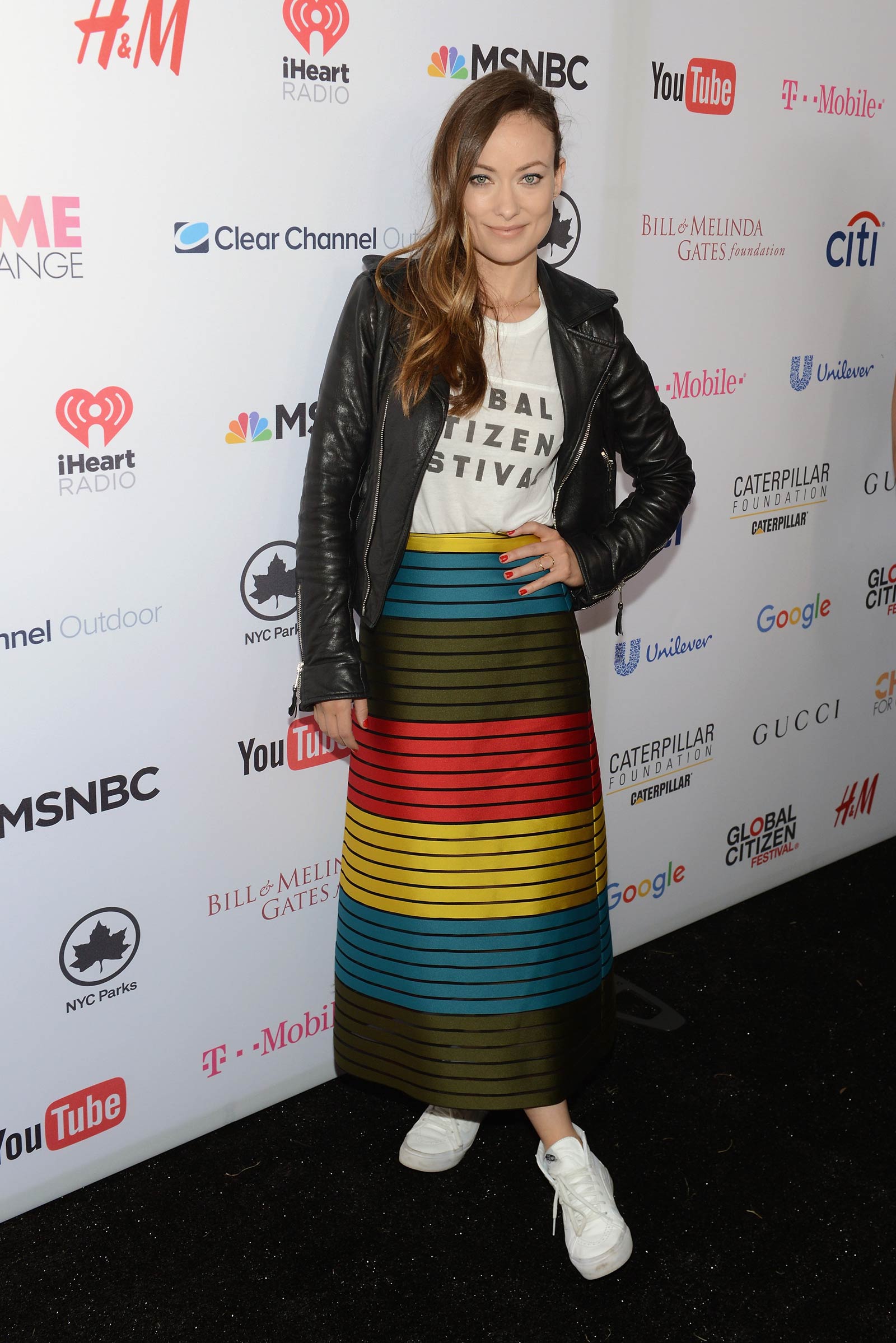 Sophia Bush & Olivia Wilde attend 2015 Global Citizen Festival to end extreme poverty by 2030