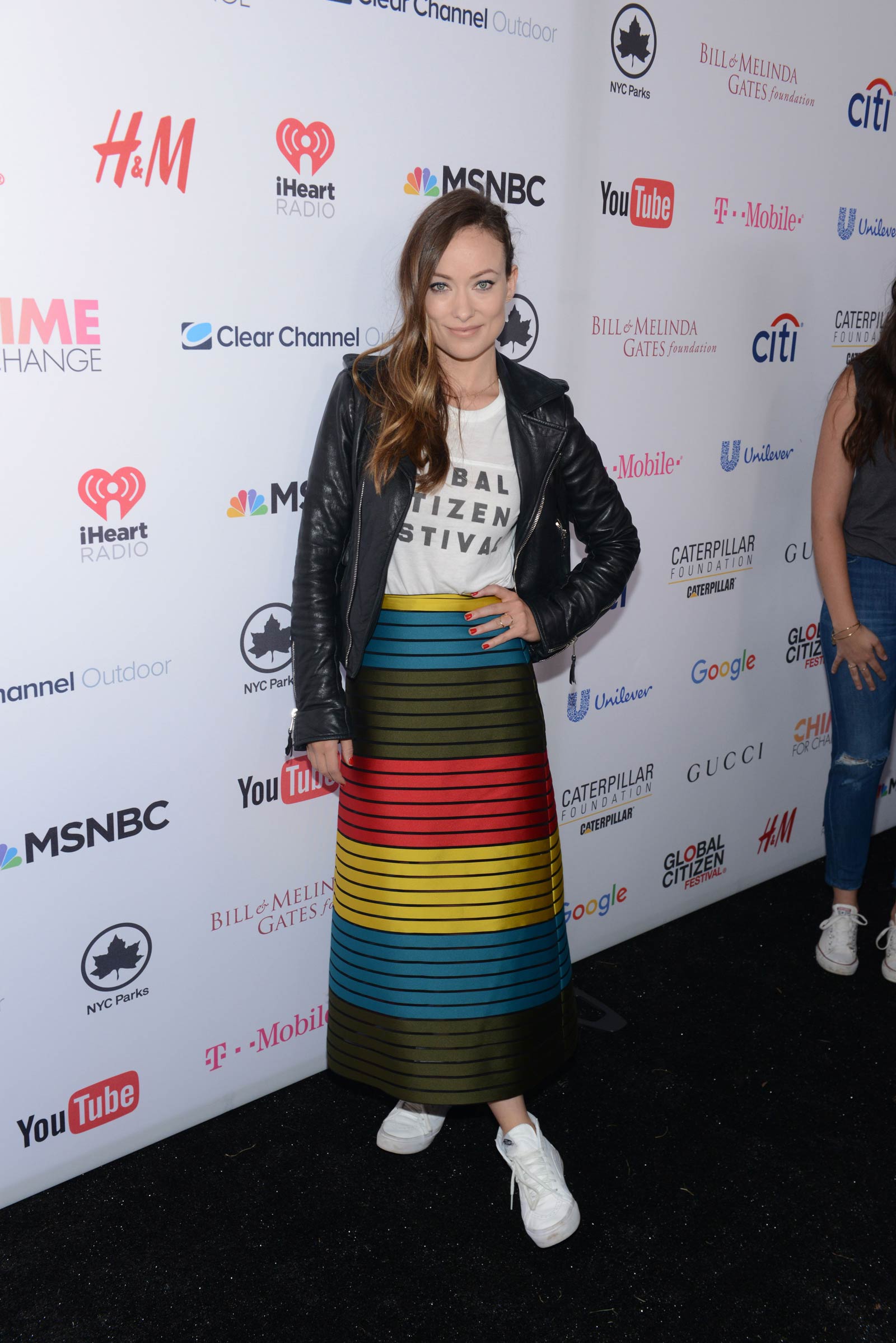 Sophia Bush & Olivia Wilde attend 2015 Global Citizen Festival to end extreme poverty by 2030