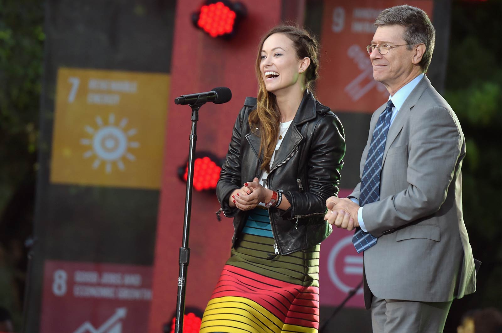 Sophia Bush & Olivia Wilde attend 2015 Global Citizen Festival to end extreme poverty by 2030