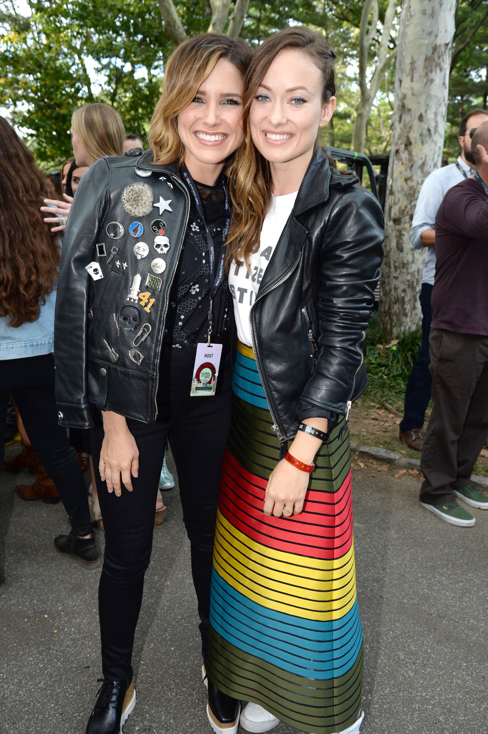 Sophia Bush & Olivia Wilde attend 2015 Global Citizen Festival to end extreme poverty by 2030