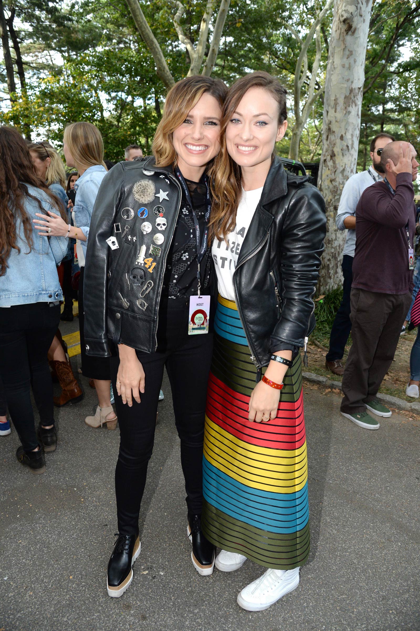 Sophia Bush & Olivia Wilde attend 2015 Global Citizen Festival to end extreme poverty by 2030