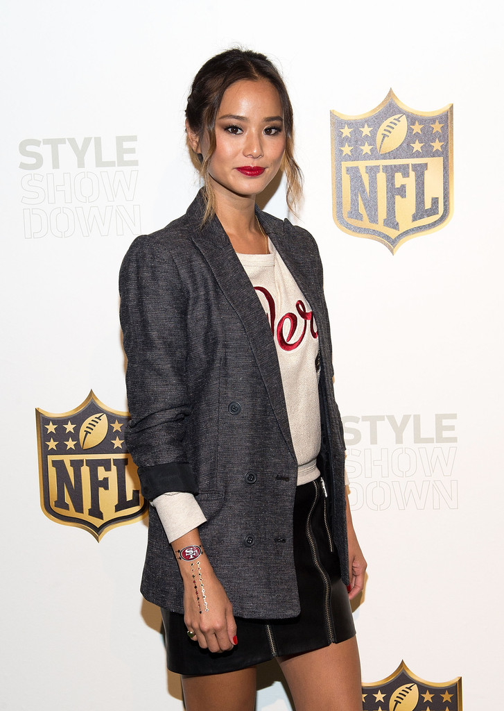 Jamie Chung, Tika Sumpter and Dascha Polanco attend NFL Womens Style Showdown