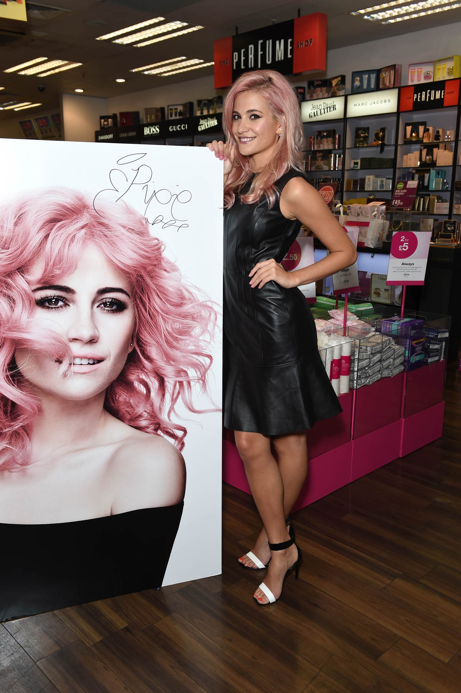 Pixie Lott attends Launch of new hair product range