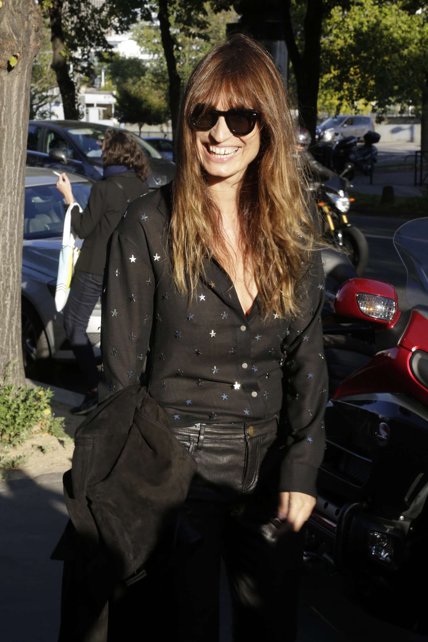 Caroline de Maigret attends Anthony Vaccarello