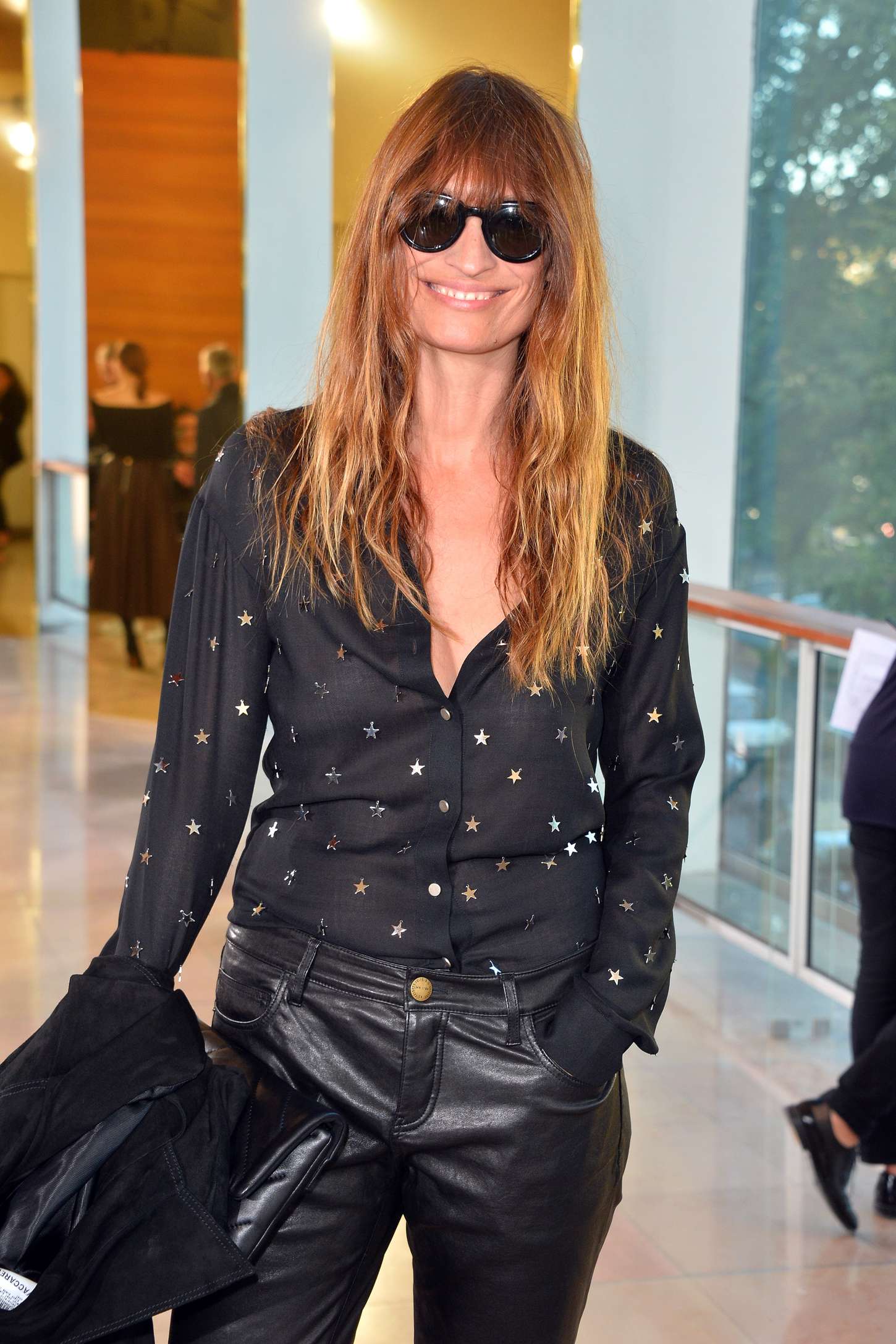 Caroline de Maigret attends Anthony Vaccarello