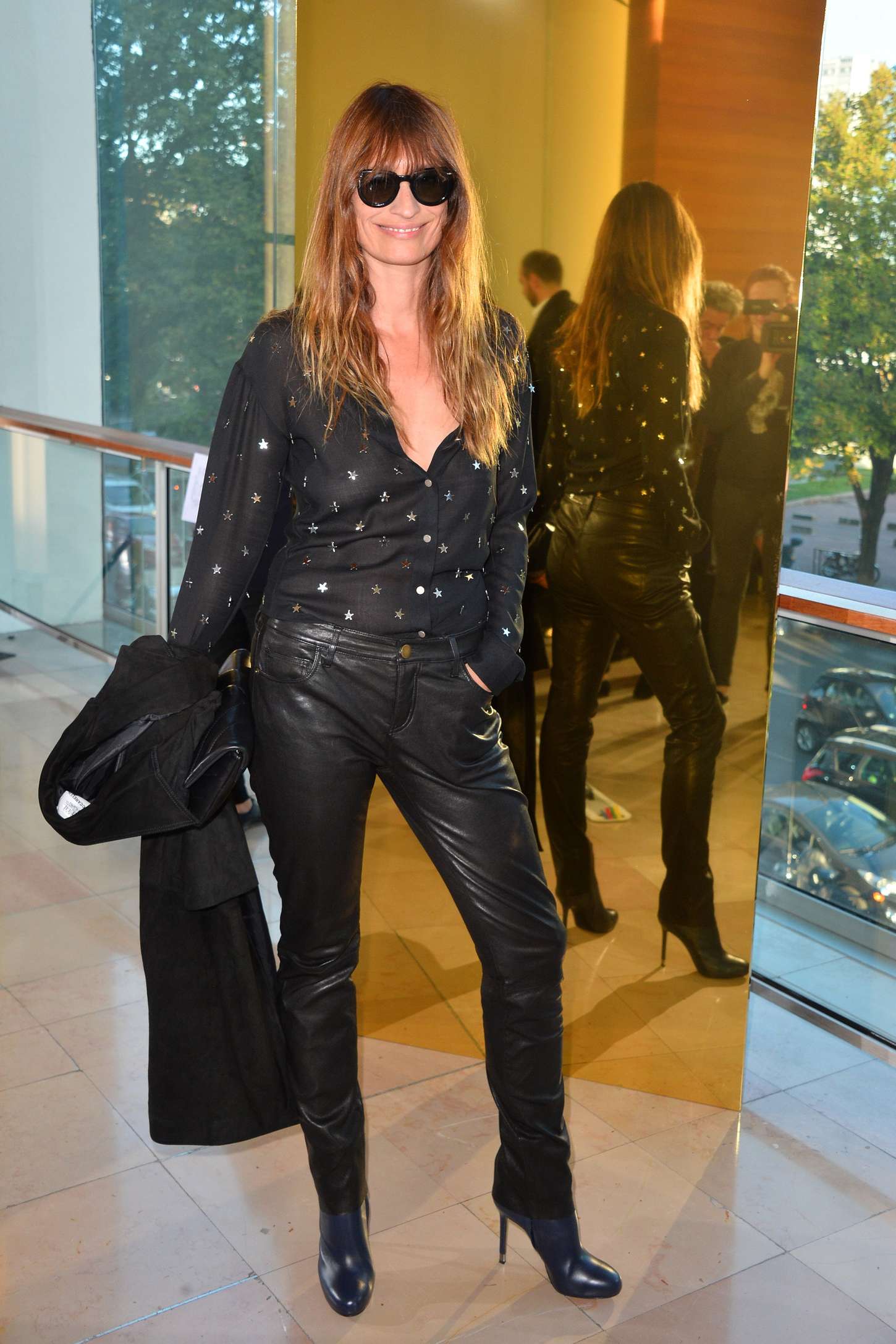 Caroline de Maigret attends Anthony Vaccarello