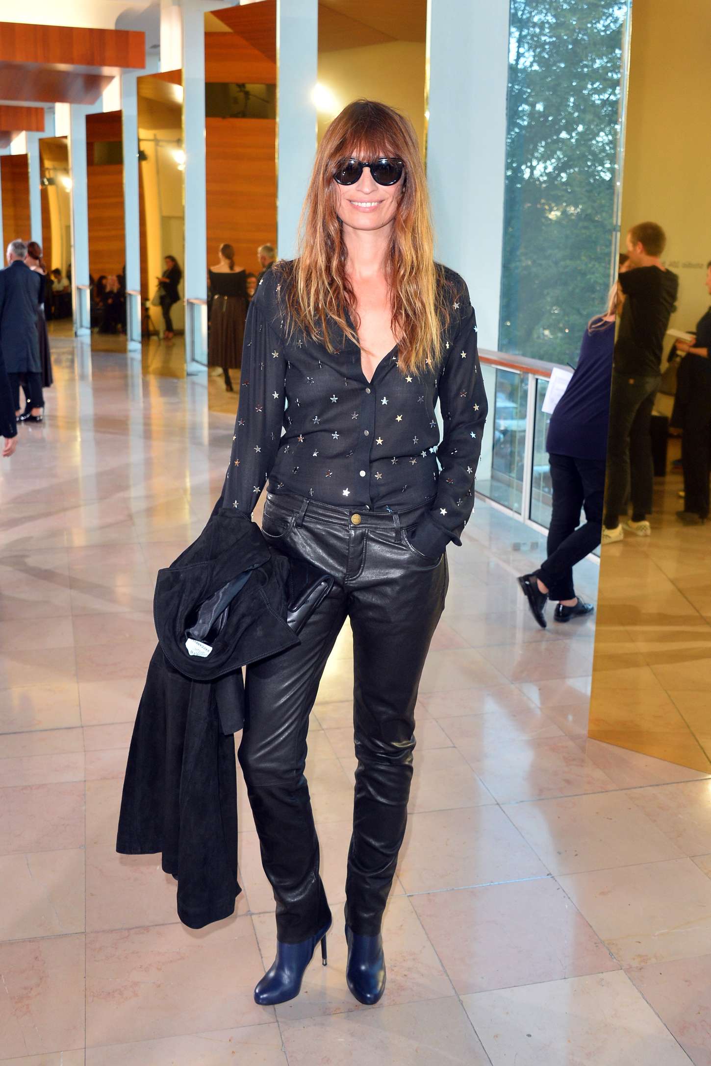 Caroline de Maigret attends Anthony Vaccarello