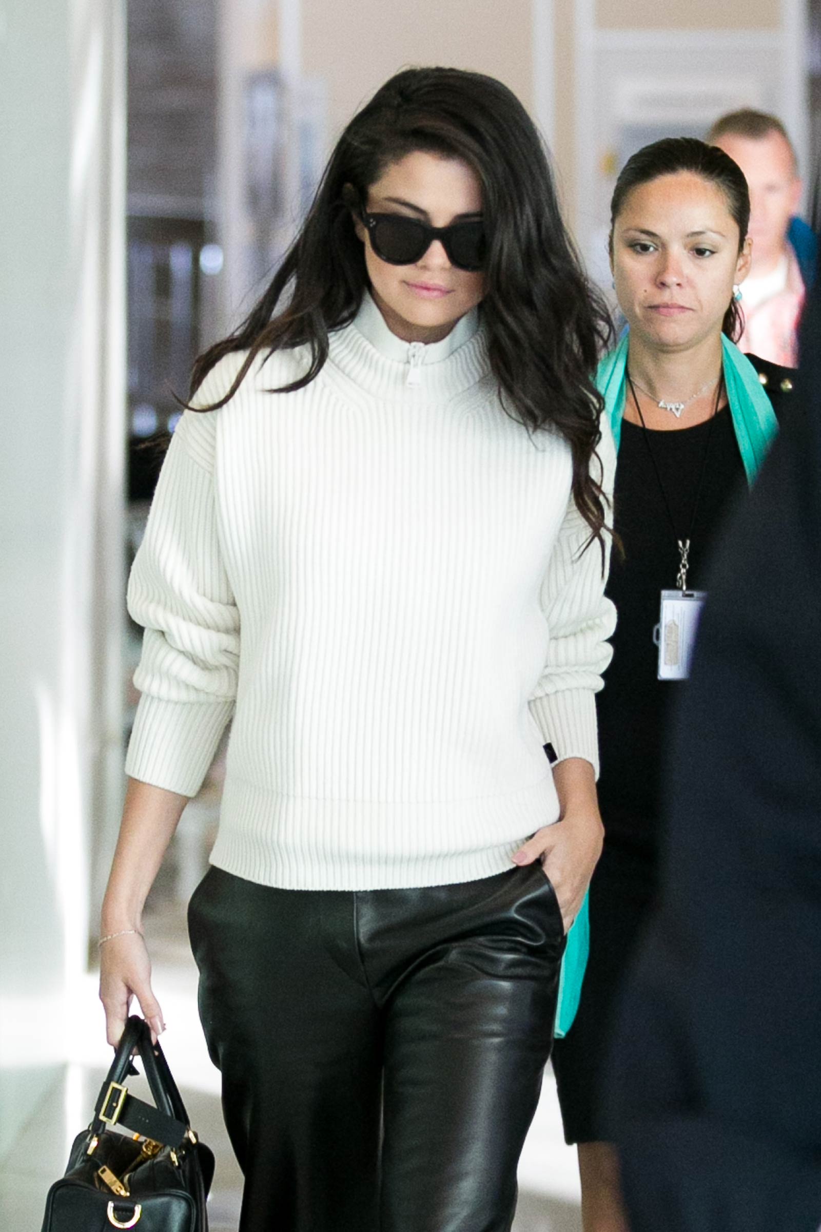 Selena Gomez at Charles-de-Gaulle Airport