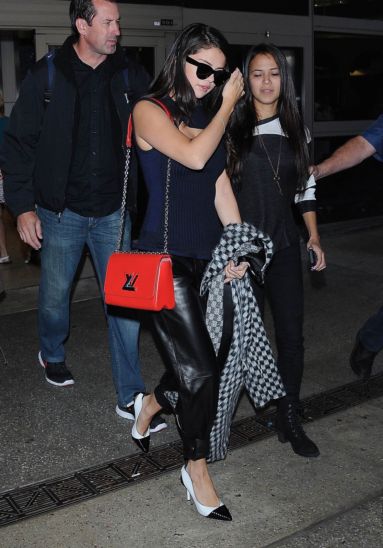 Selena Gomez arriving at LAX Airport