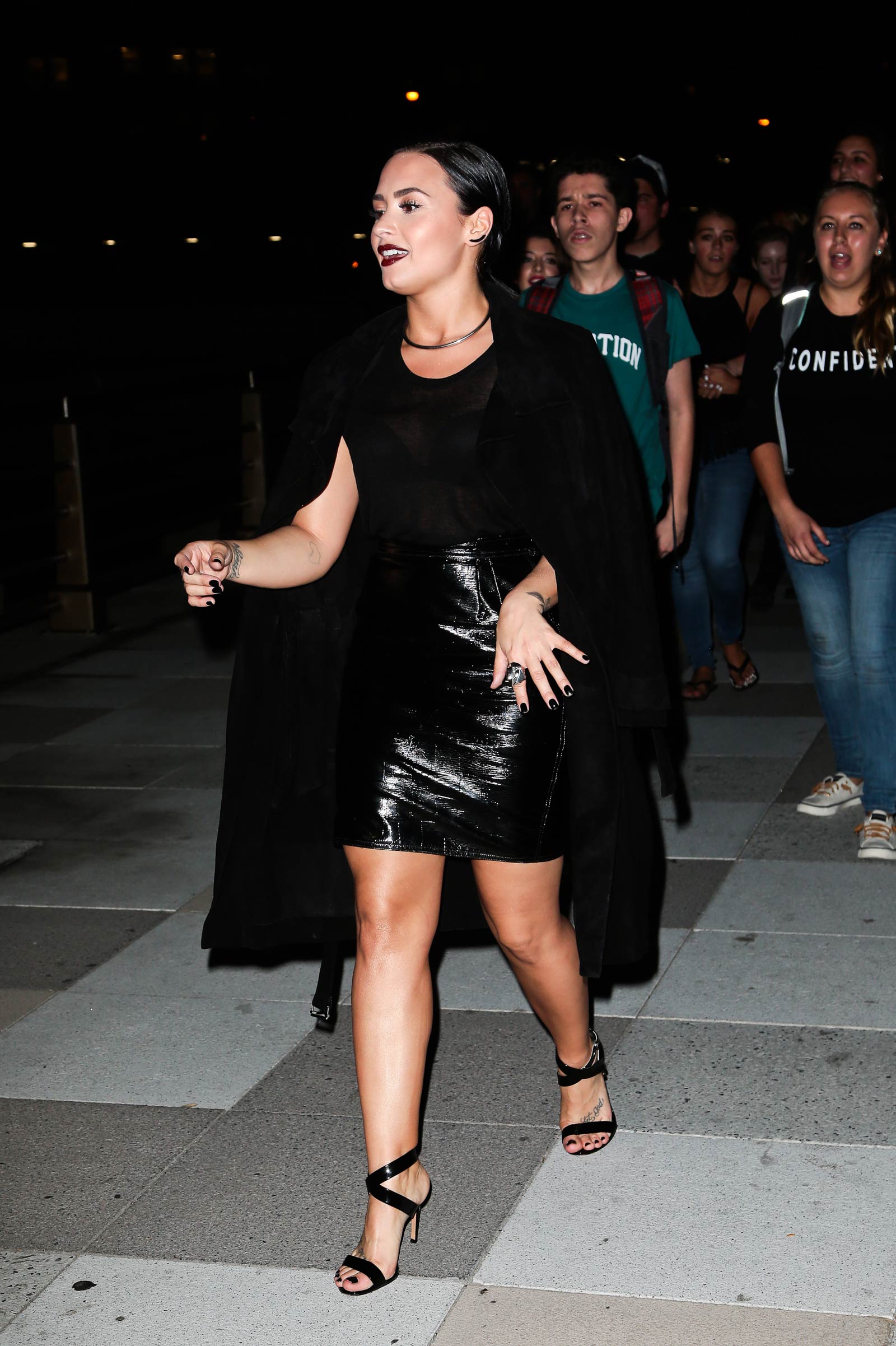 Demi Lovato performs at Music is Universal event