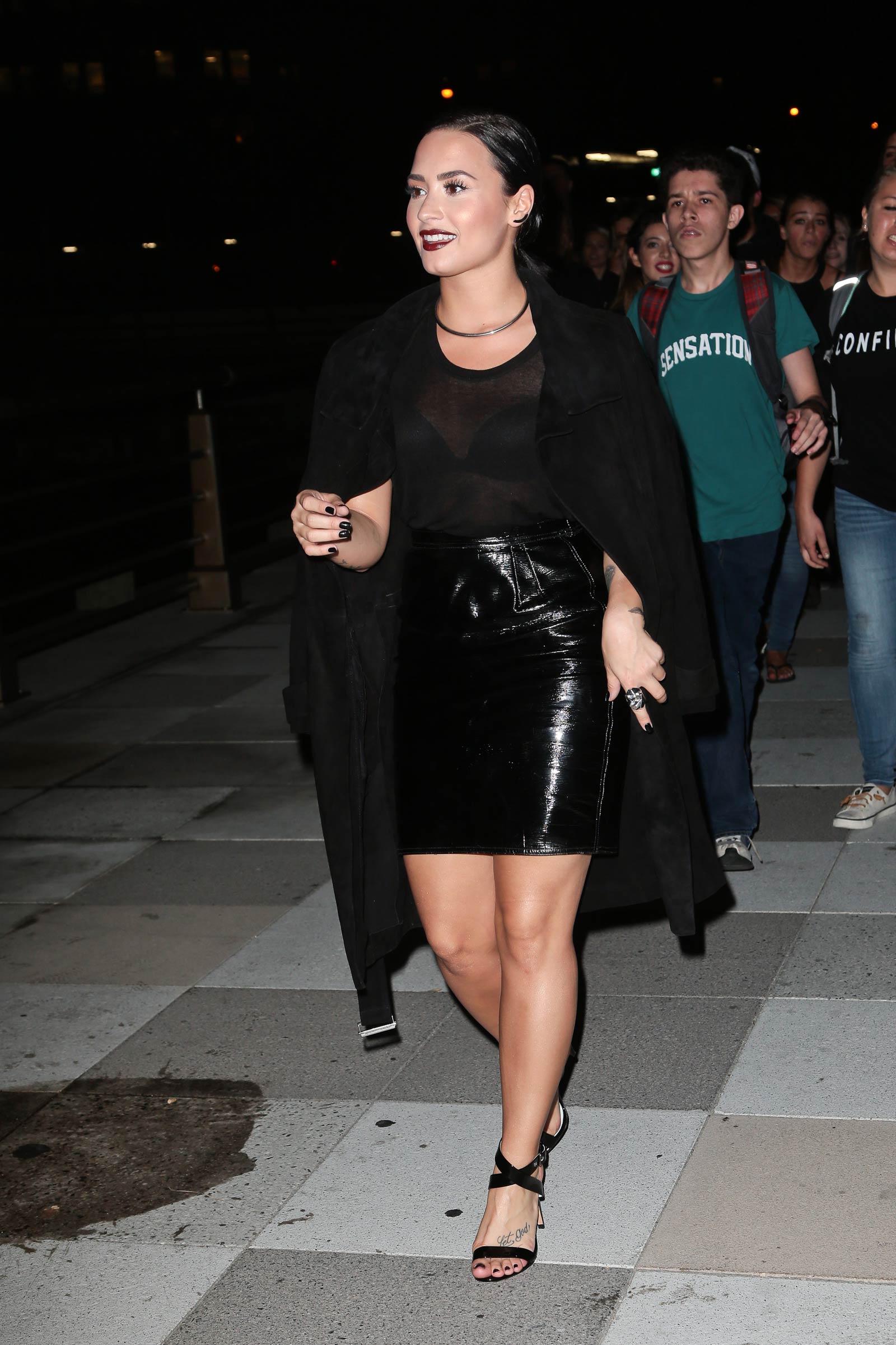 Demi Lovato performs at Music is Universal event