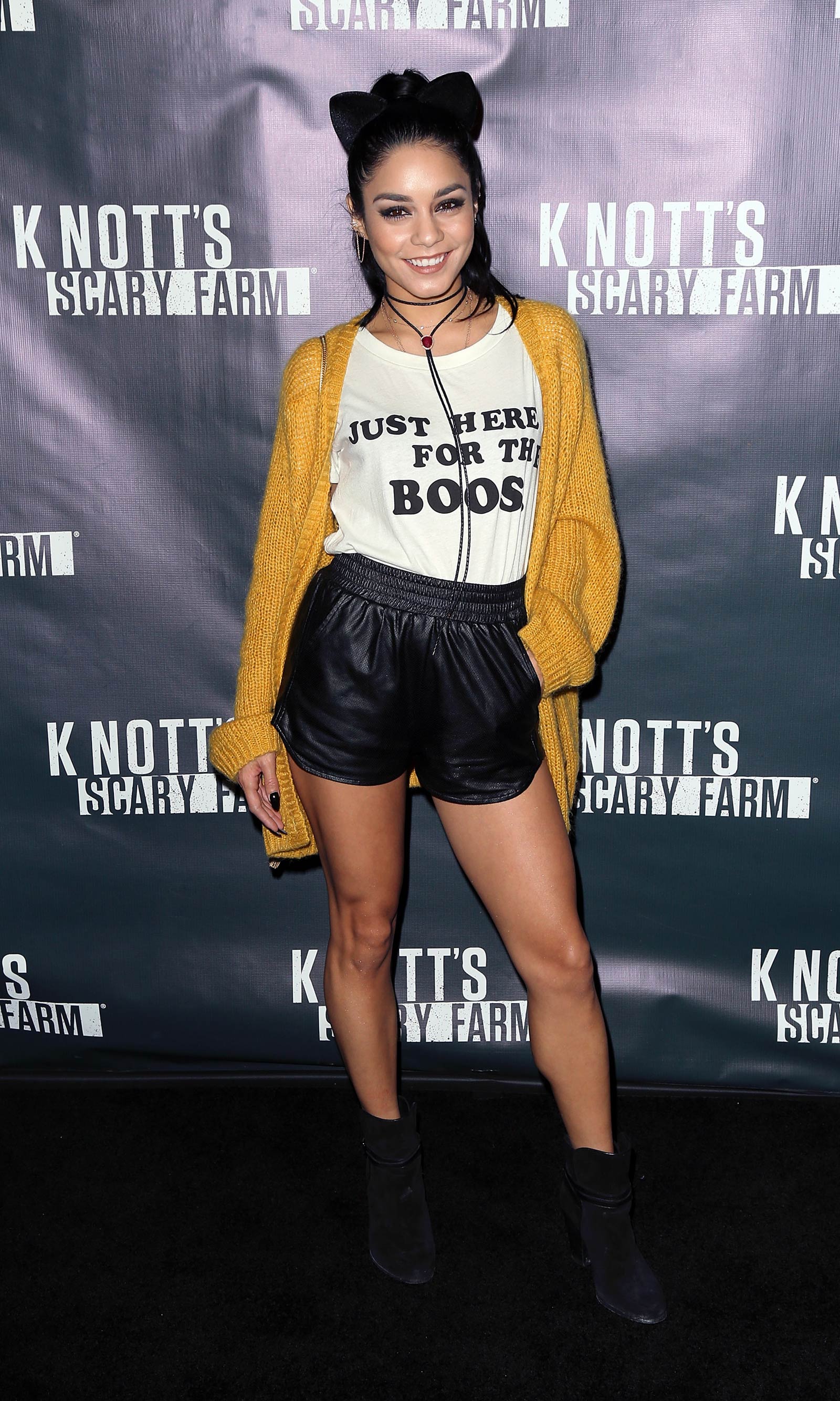 Vanessa Hudgens attends Knott’s Scary Farm Black Carpet event