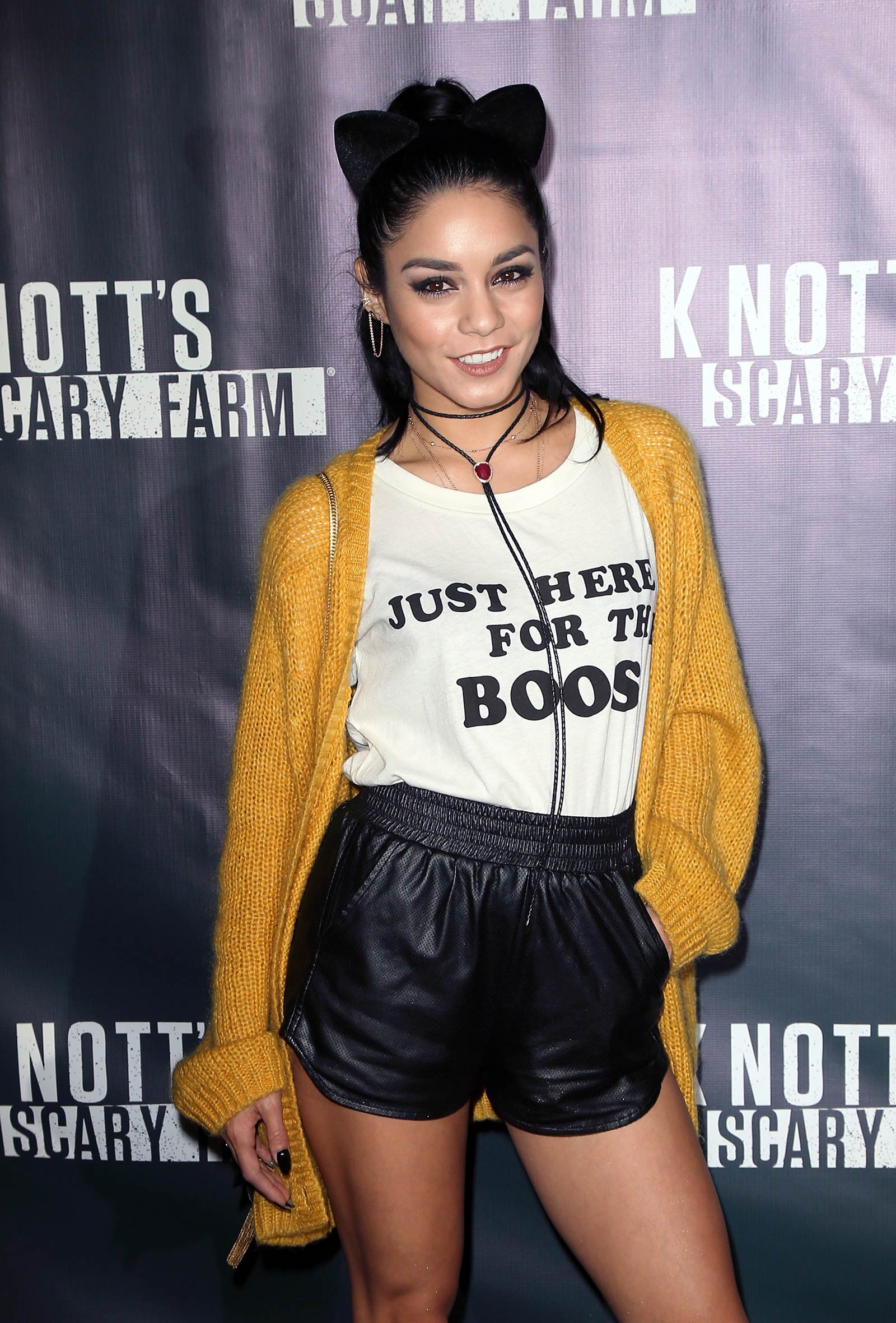 Vanessa Hudgens attends Knott’s Scary Farm Black Carpet event