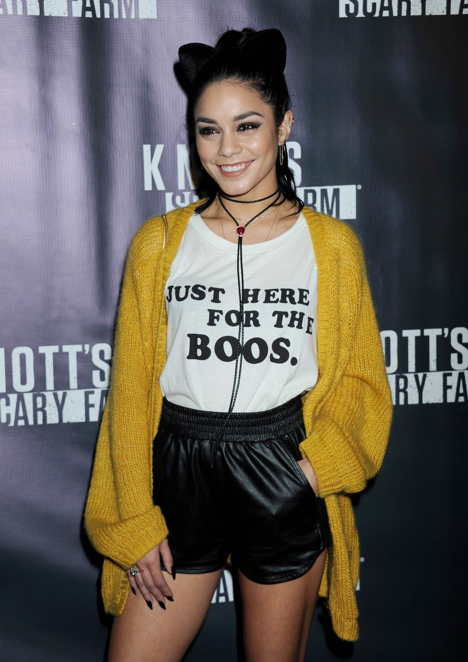 Vanessa Hudgens attends Knott’s Scary Farm Black Carpet event