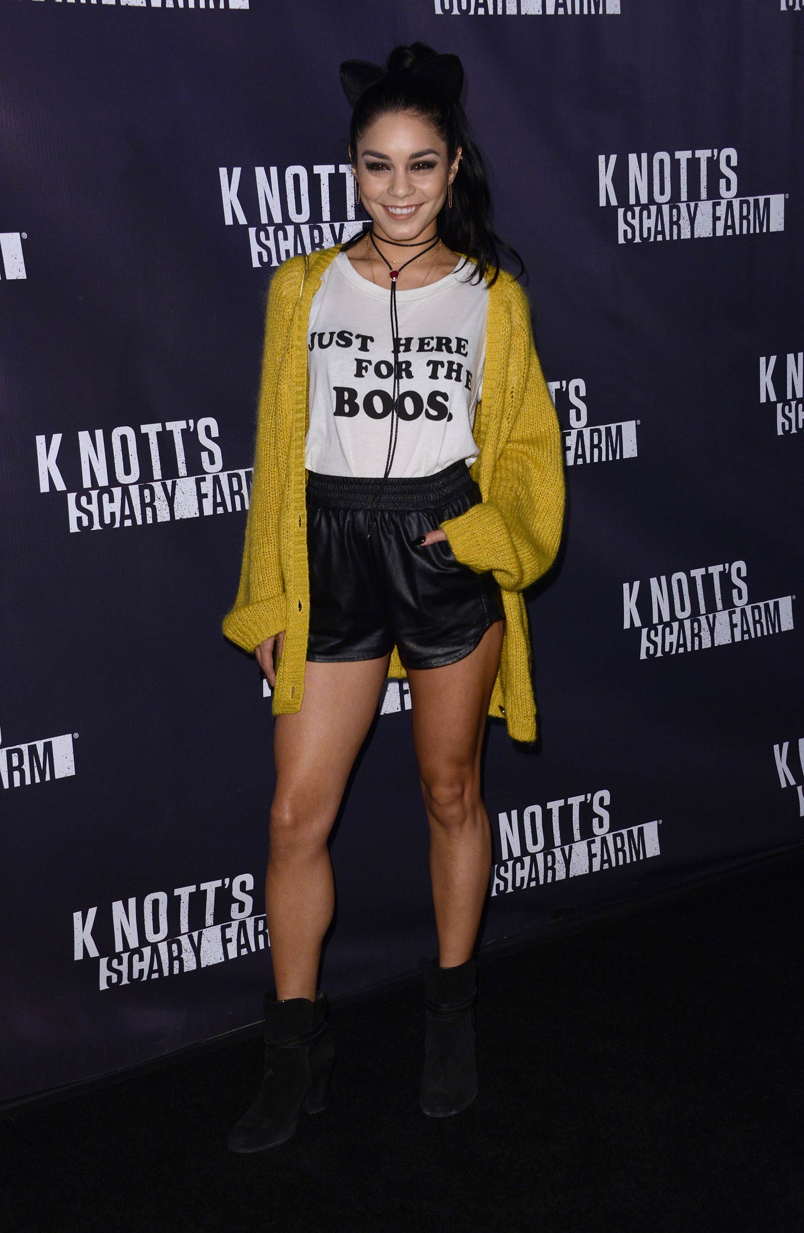 Vanessa Hudgens attends Knott’s Scary Farm Black Carpet event