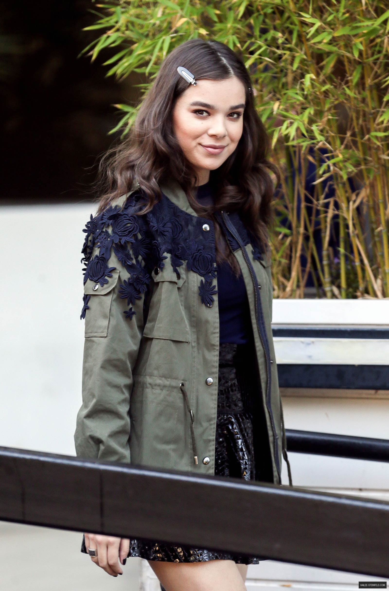 Hailee Steinfeld seen outside the ITV studios