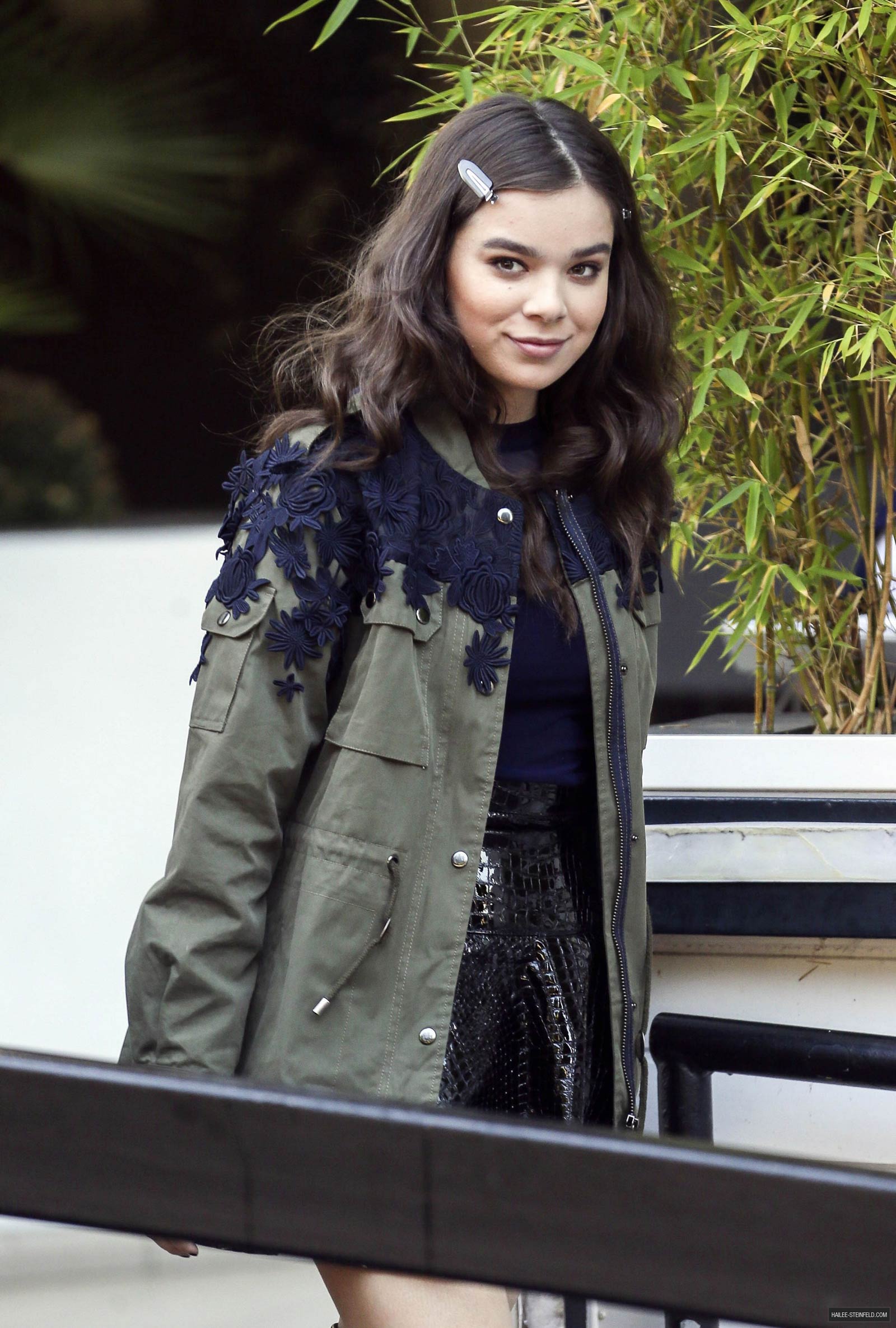 Hailee Steinfeld seen outside the ITV studios