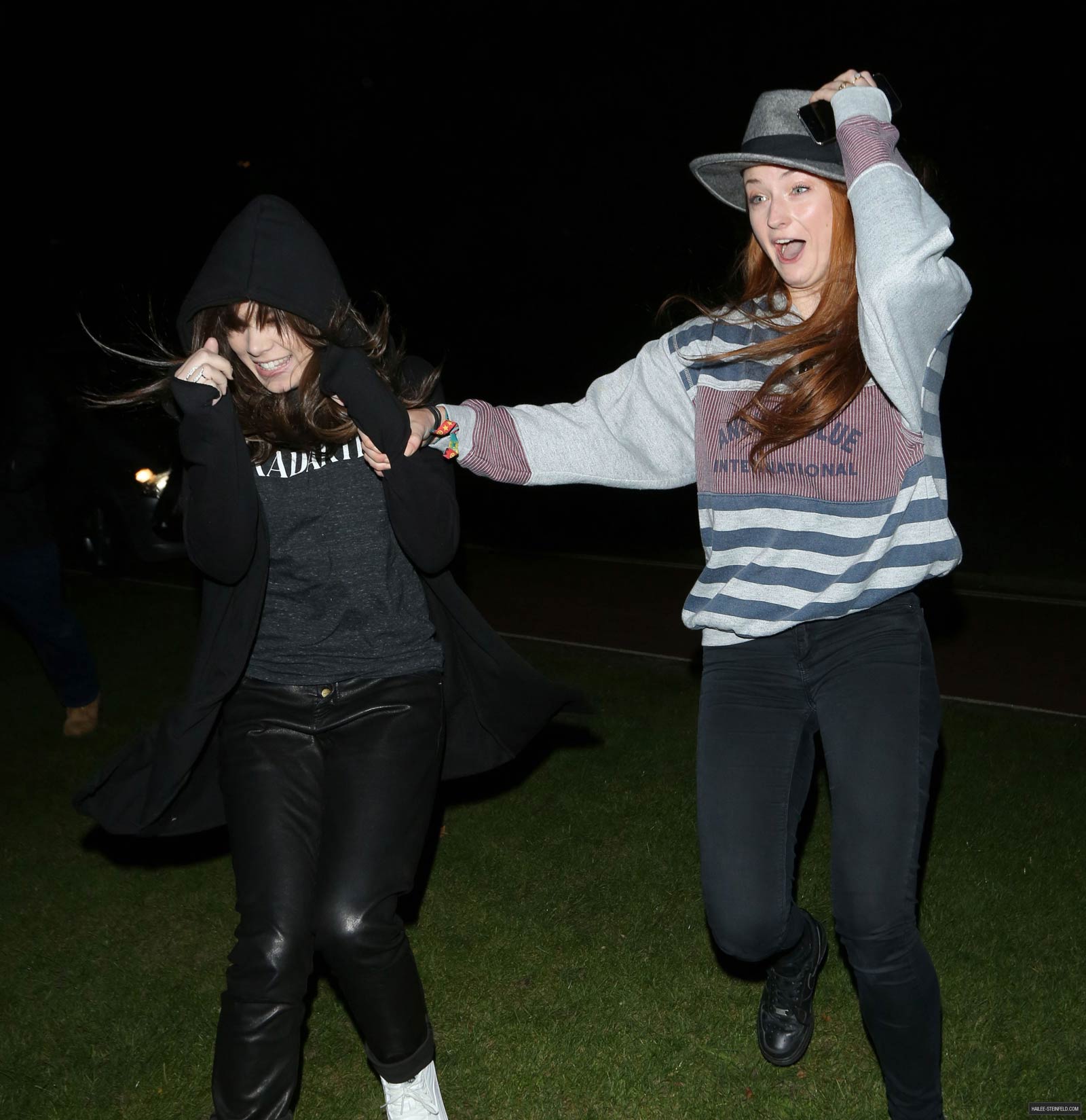 Hailee Steinfeld at a fan meet up in Hyde Park