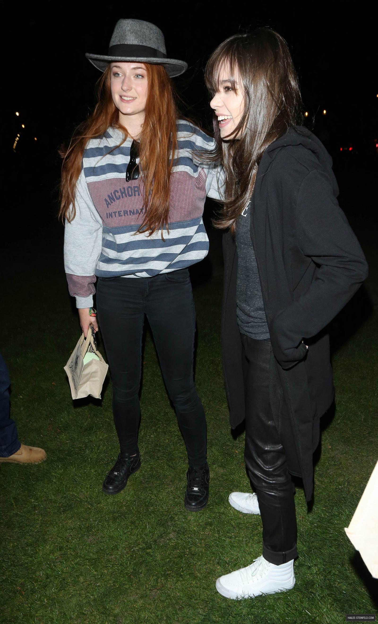 Hailee Steinfeld at a fan meet up in Hyde Park