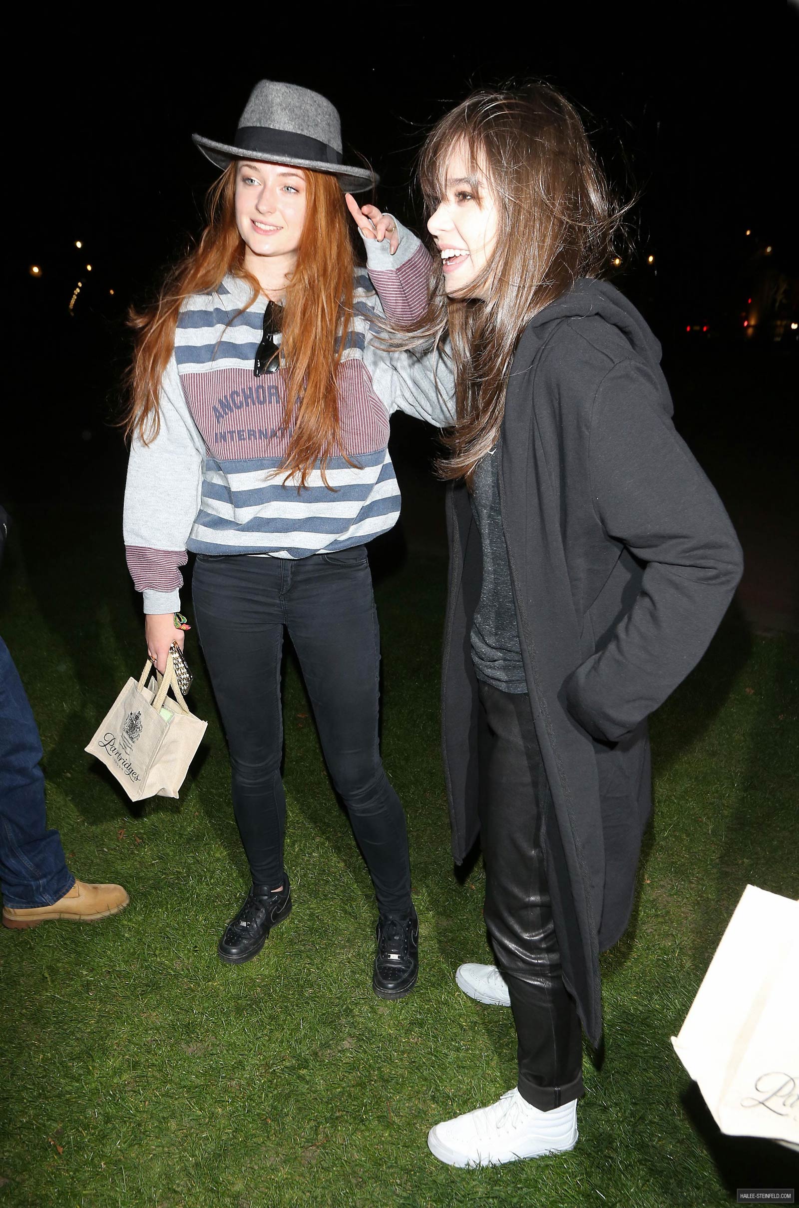 Hailee Steinfeld at a fan meet up in Hyde Park