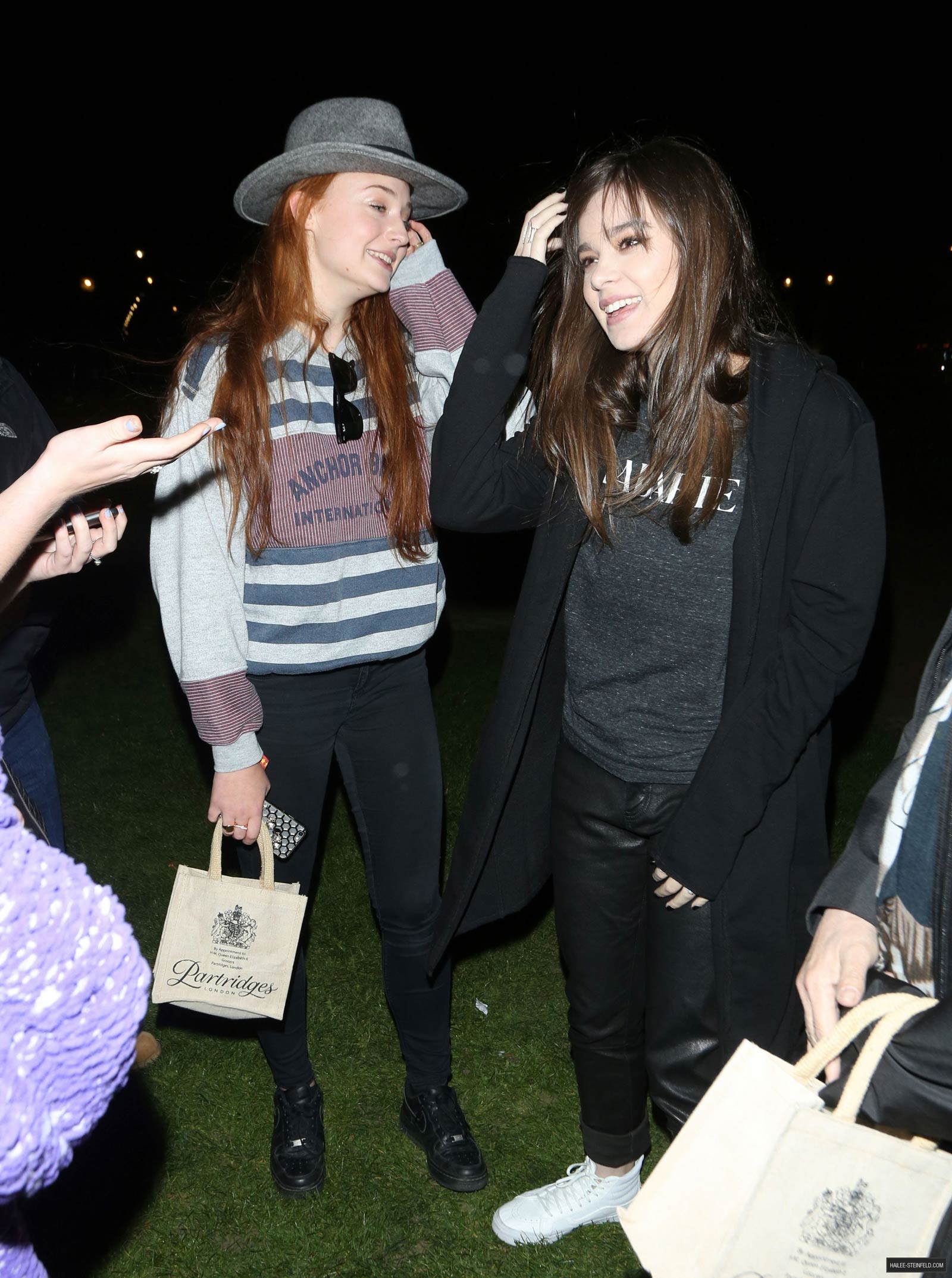 Hailee Steinfeld at a fan meet up in Hyde Park