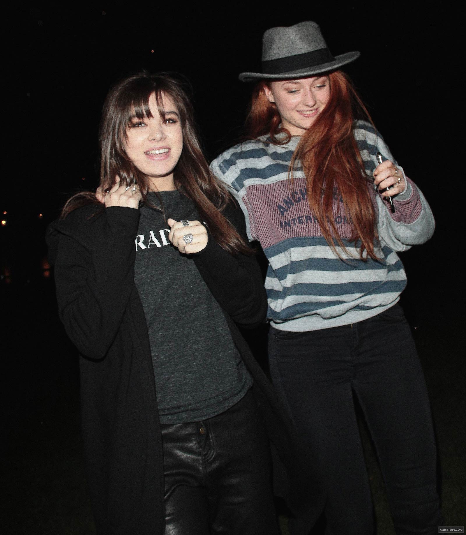 Hailee Steinfeld at a fan meet up in Hyde Park