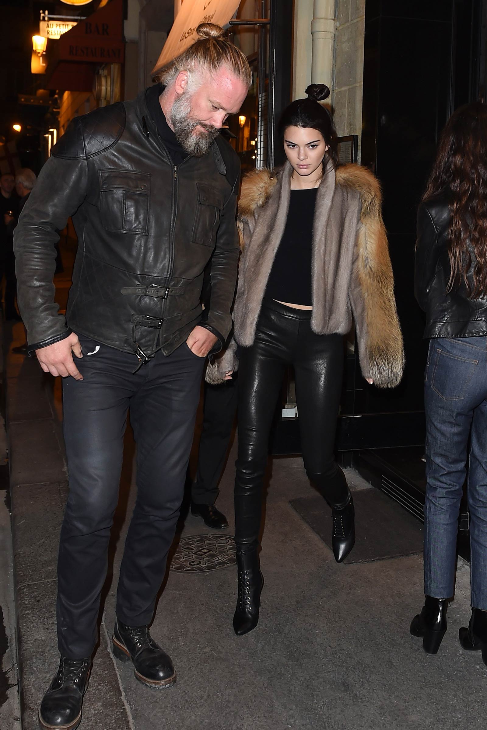 Kendall Jenner at Kinugawa Restaurant in Paris