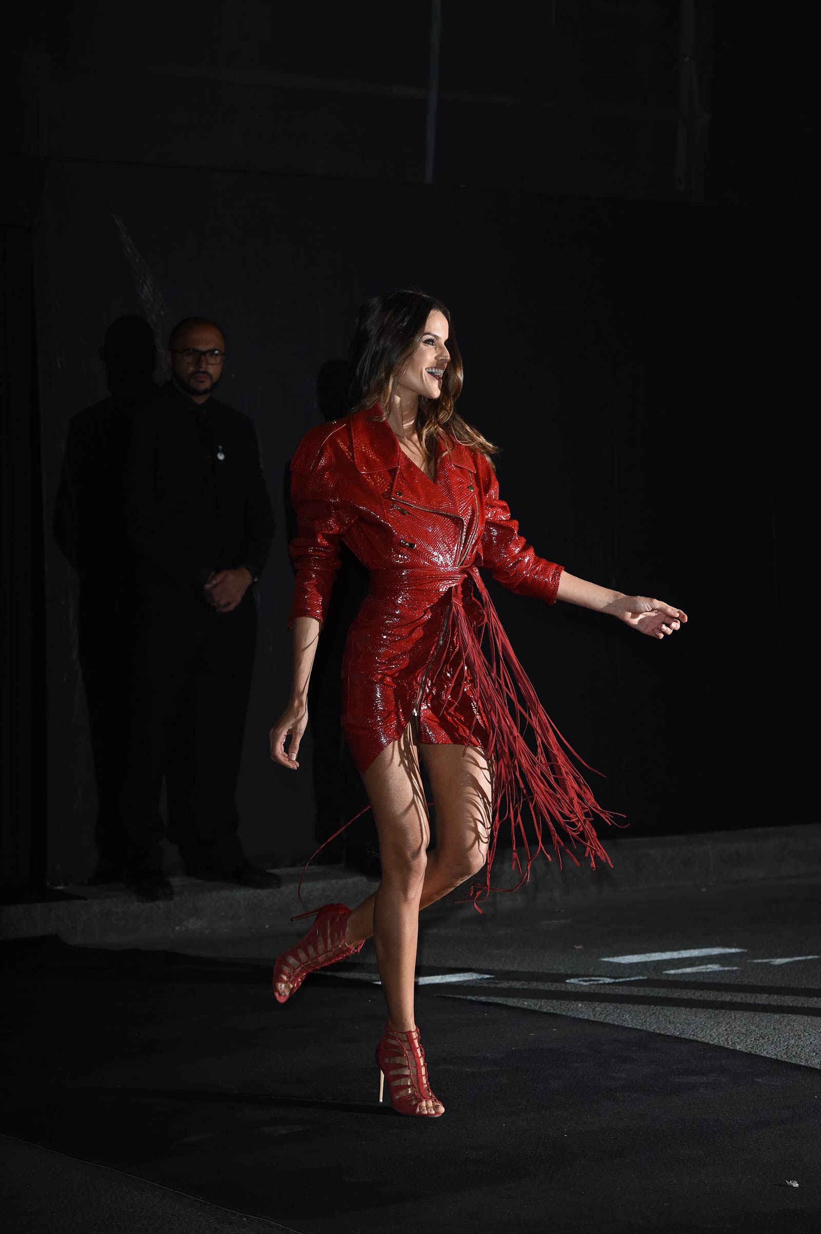 Izabel Goulart attends Vogue 95th anniversary party