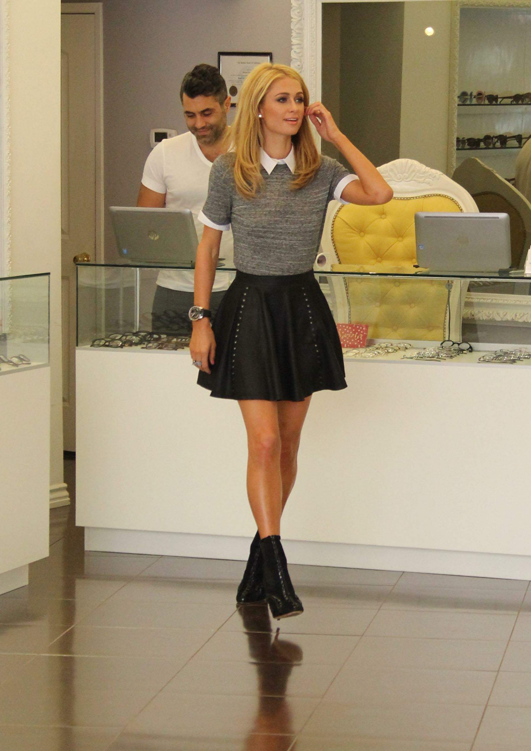 Paris Hilton is seen out shopping in LA