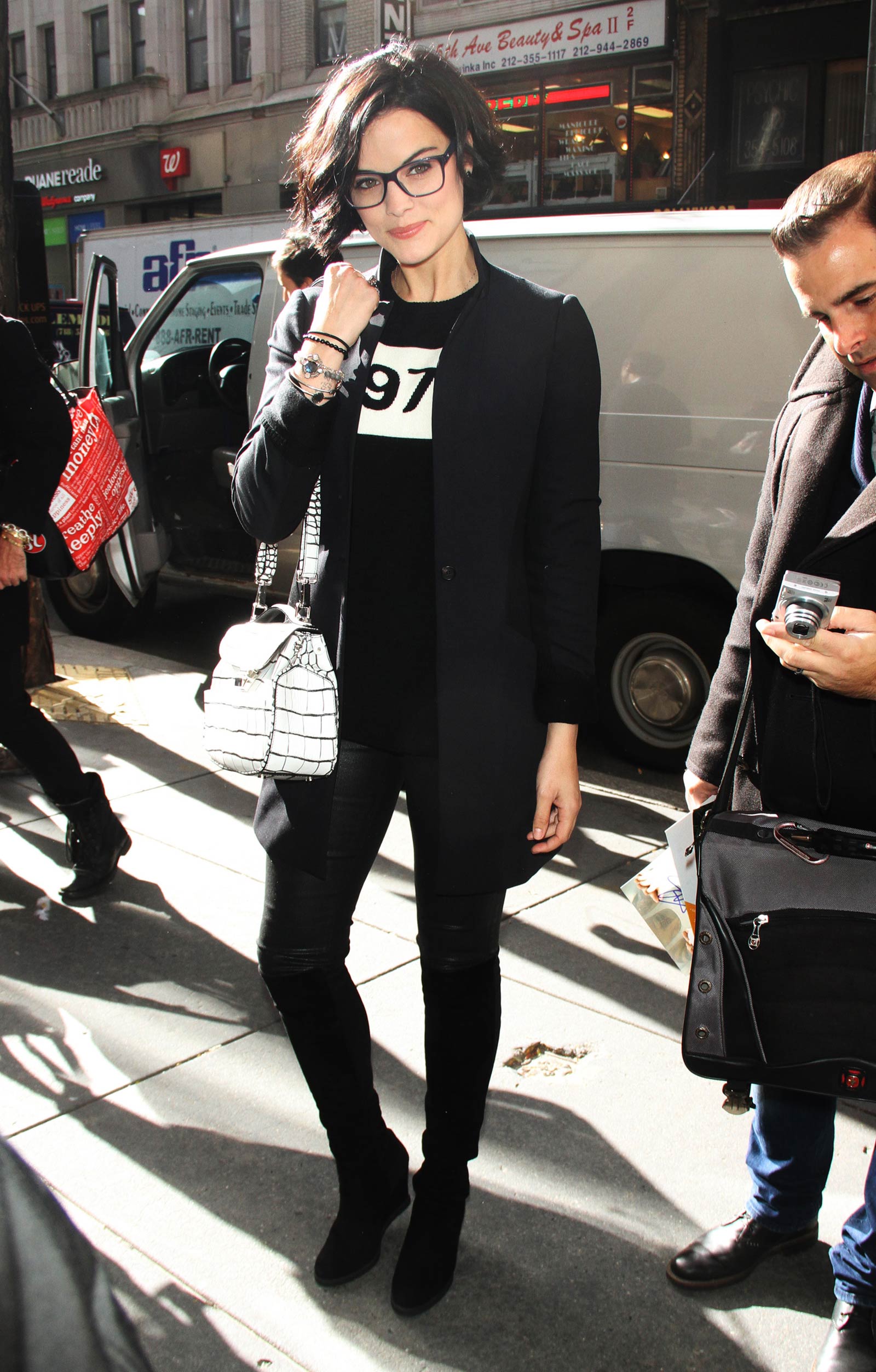 Jaimie Alexander seen leaving NBC Today Show