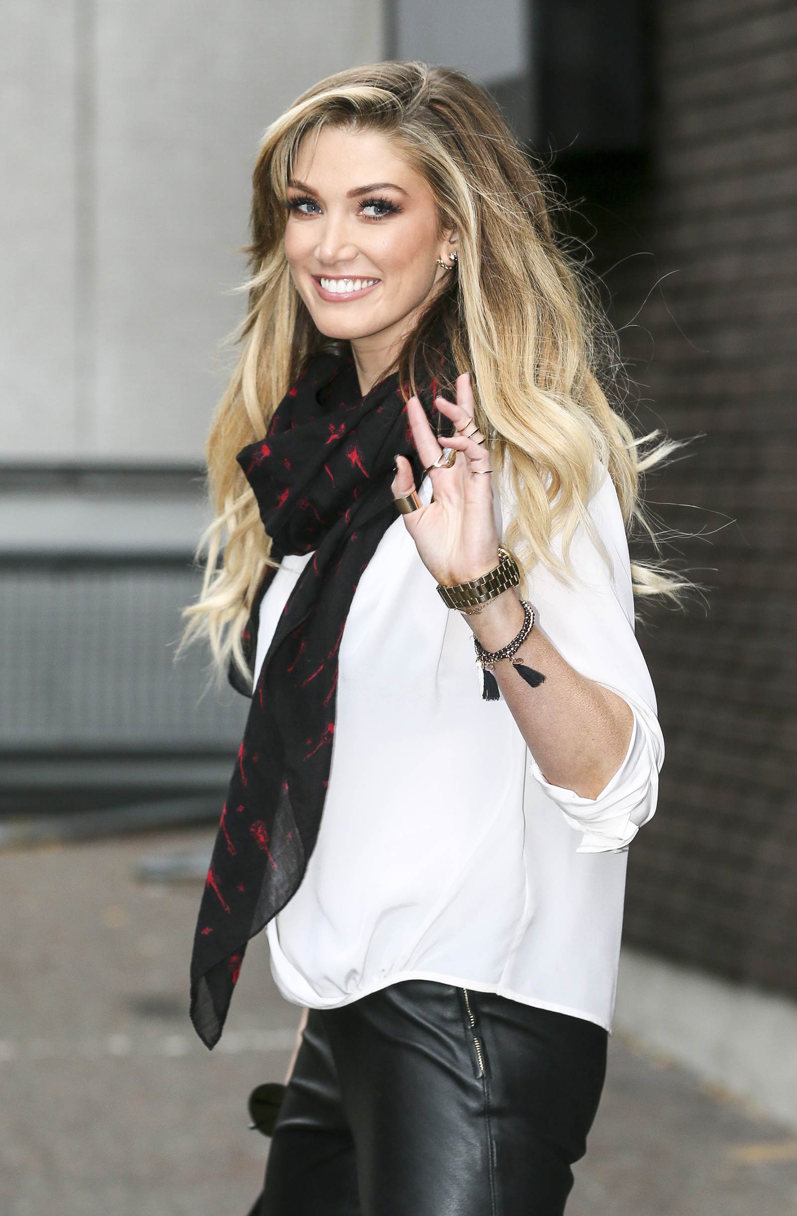 Delta Goodrem at ITV studios in London