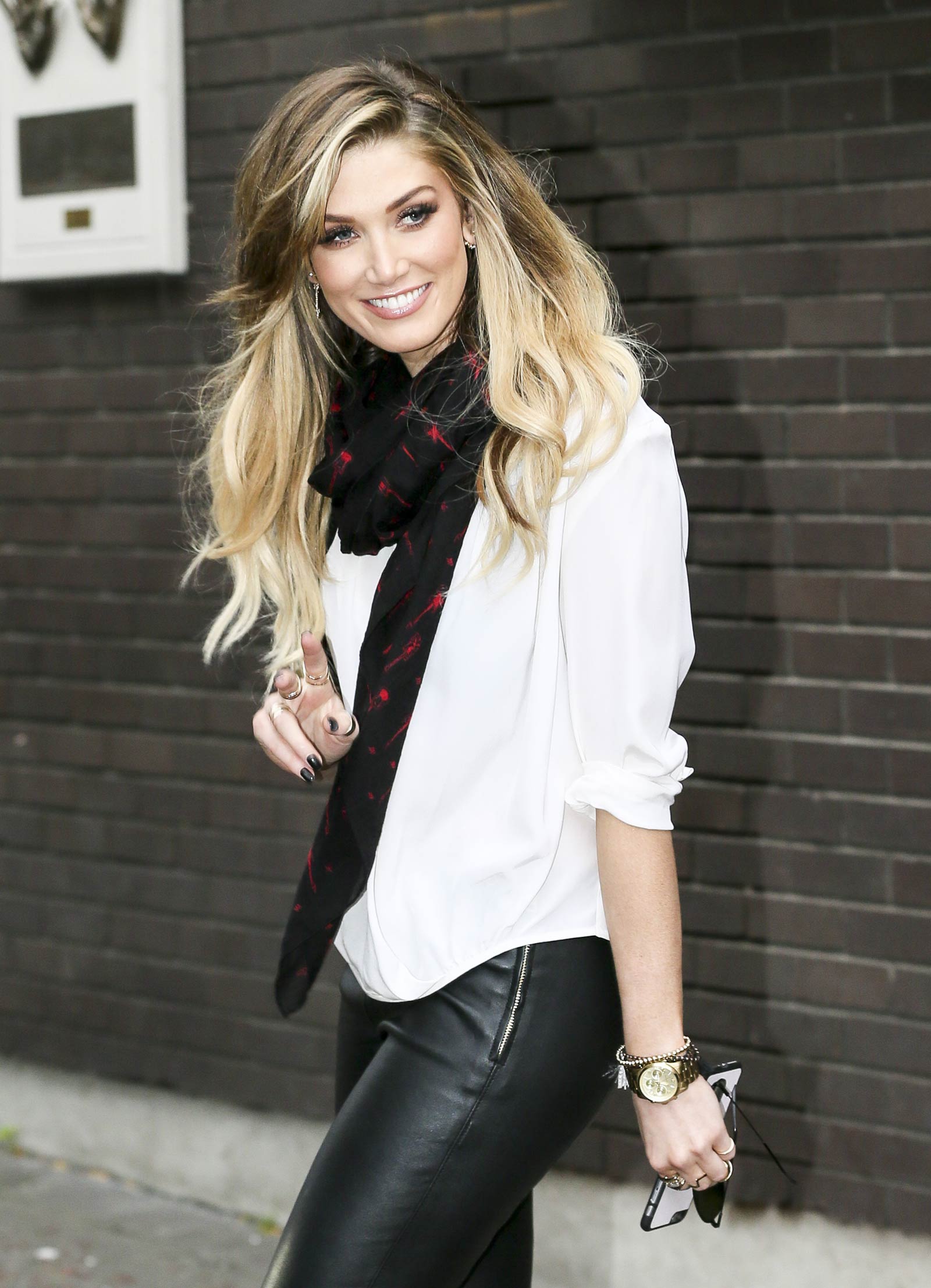 Delta Goodrem at ITV studios in London