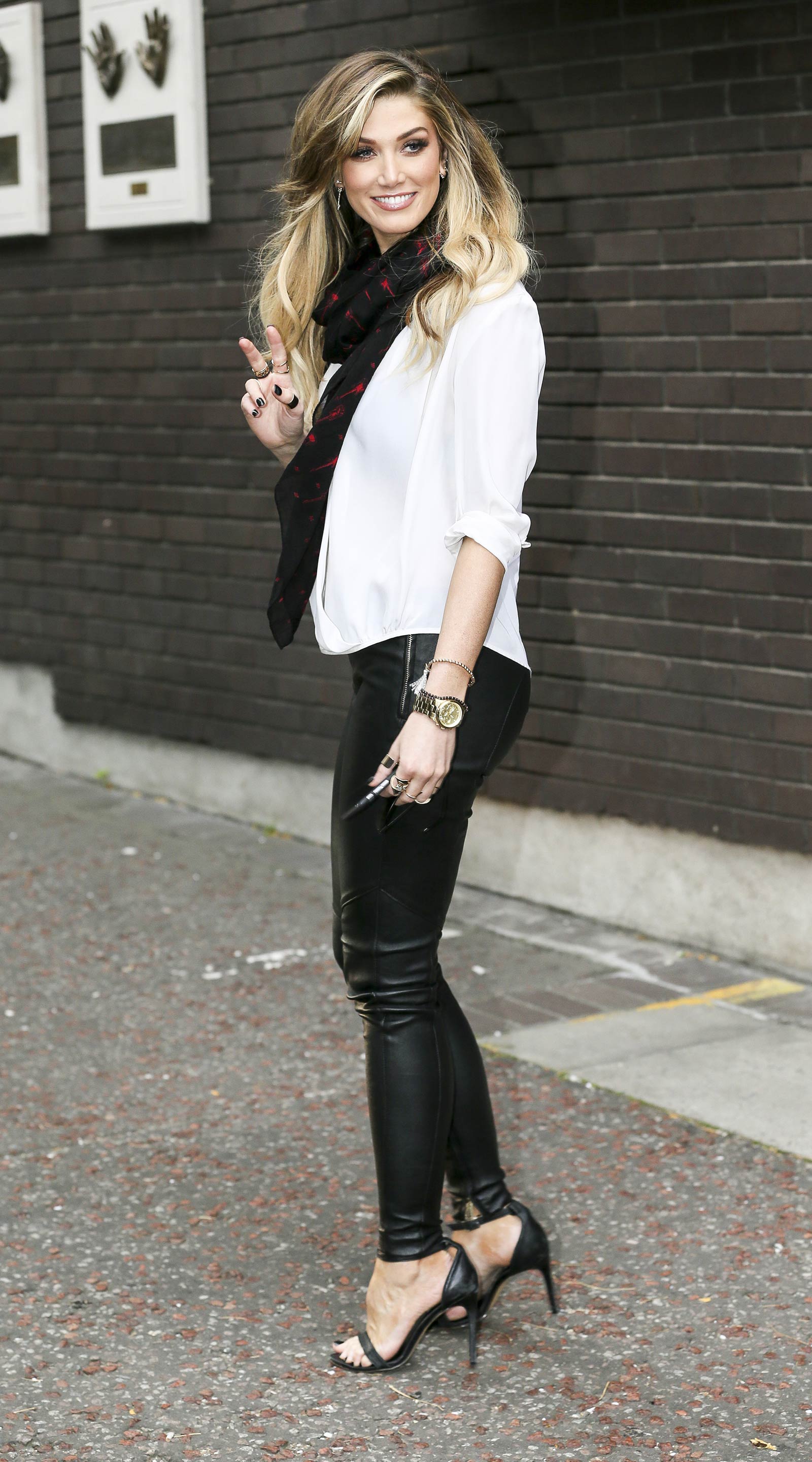 Delta Goodrem at ITV studios in London