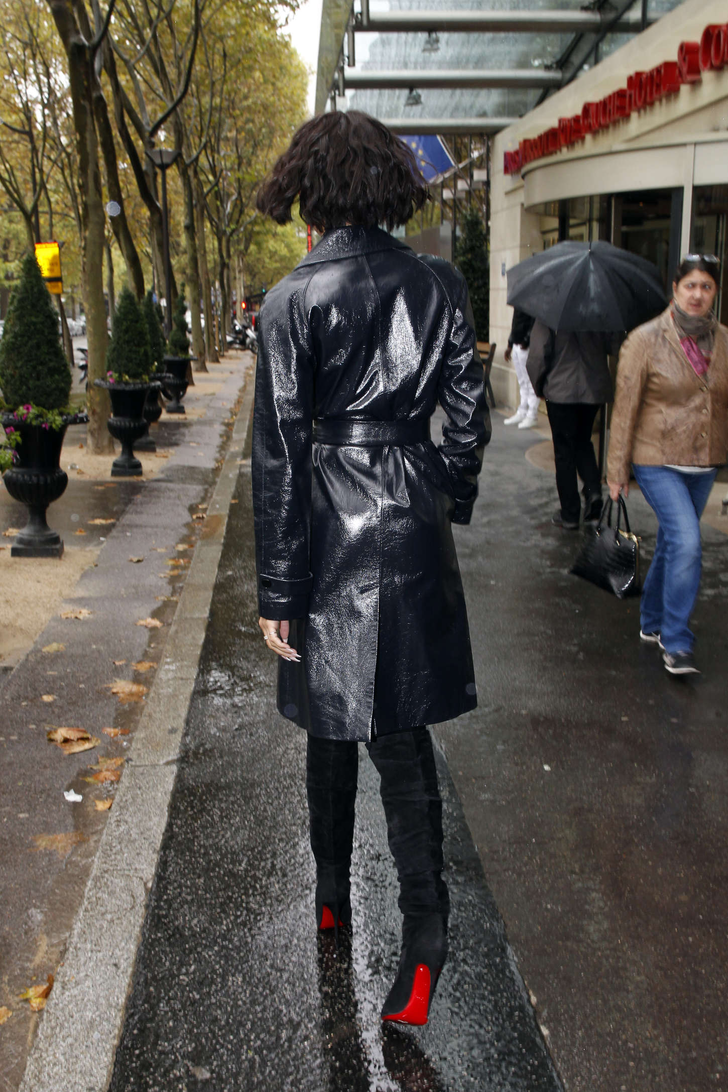 Zendaya out during Fashion Week in Paris
