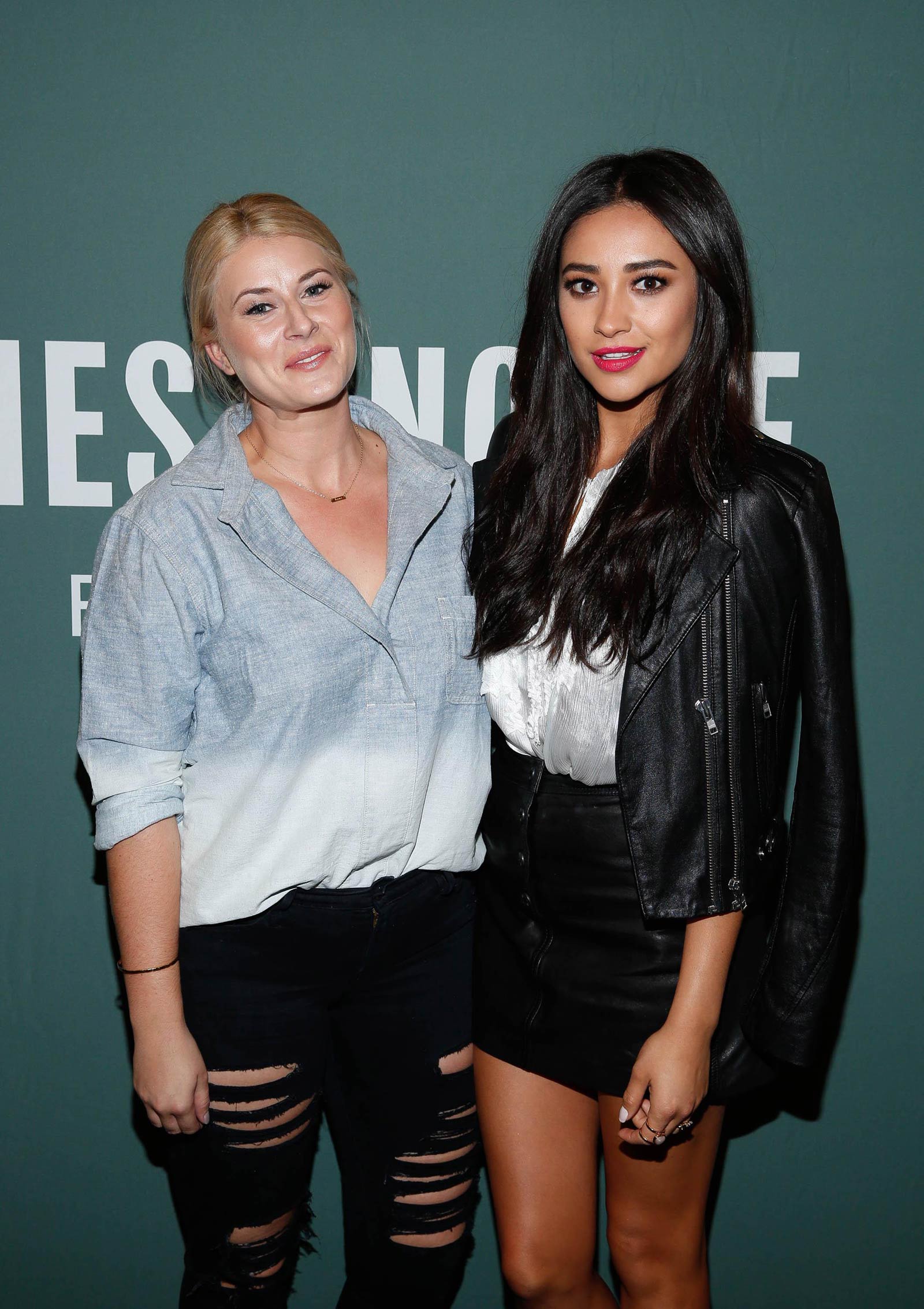 Shay Mitchell promotes her new book Bliss