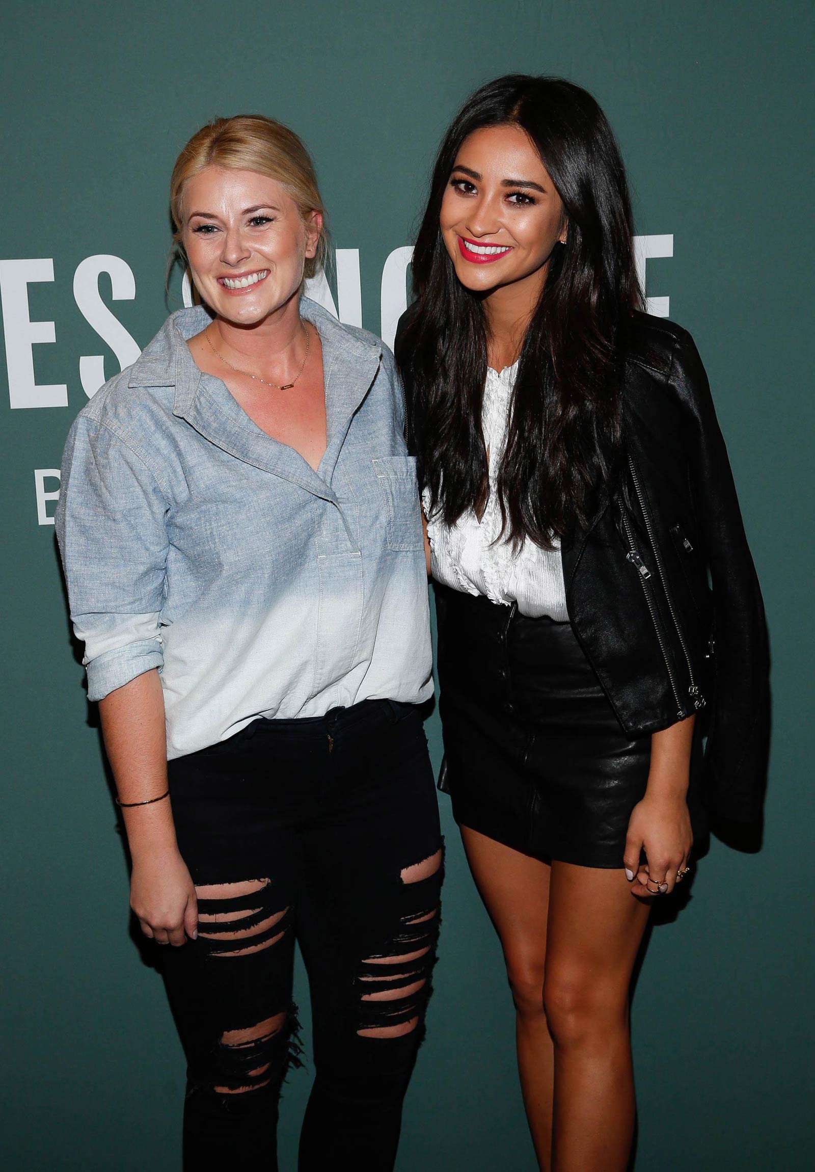 Shay Mitchell promotes her new book Bliss