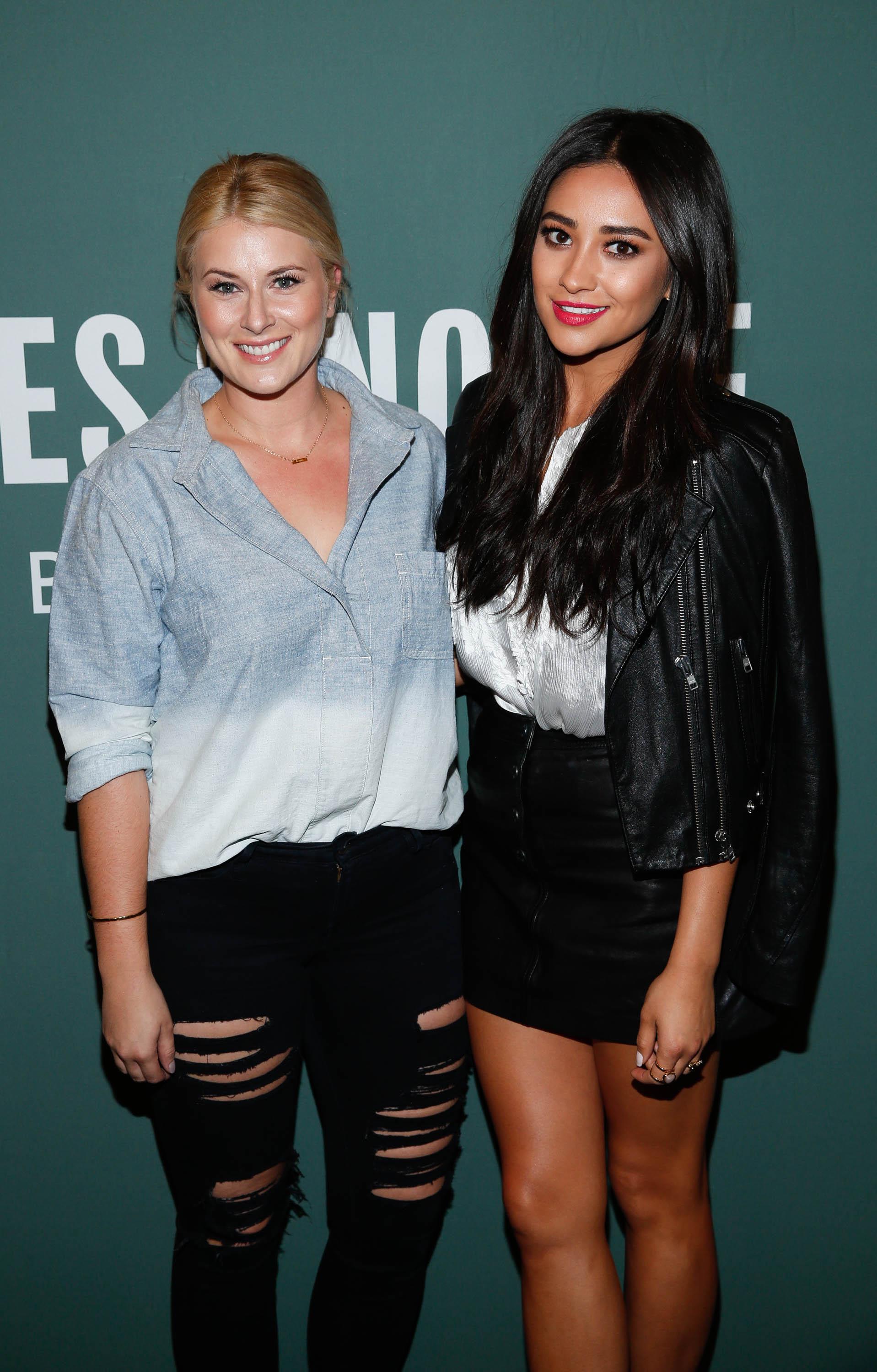 Shay Mitchell promotes her new book Bliss