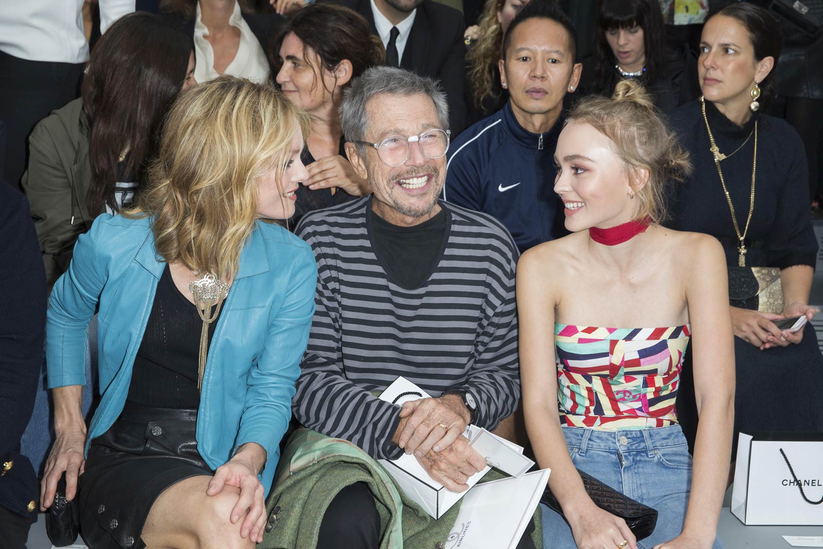 Vanessa Paradis at Paris Fashion Week Womenswear SS 2016