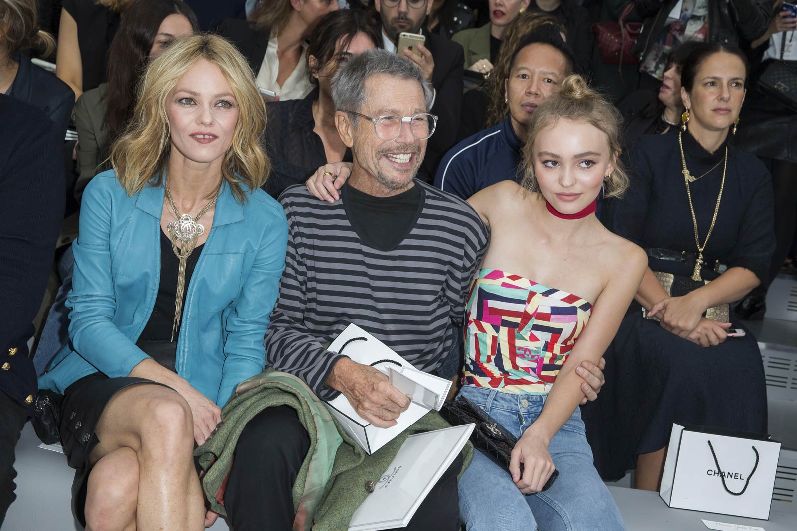 Vanessa Paradis at Paris Fashion Week Womenswear SS 2016