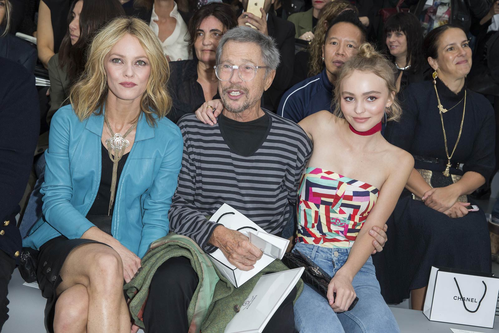 Vanessa Paradis at Paris Fashion Week Womenswear SS 2016