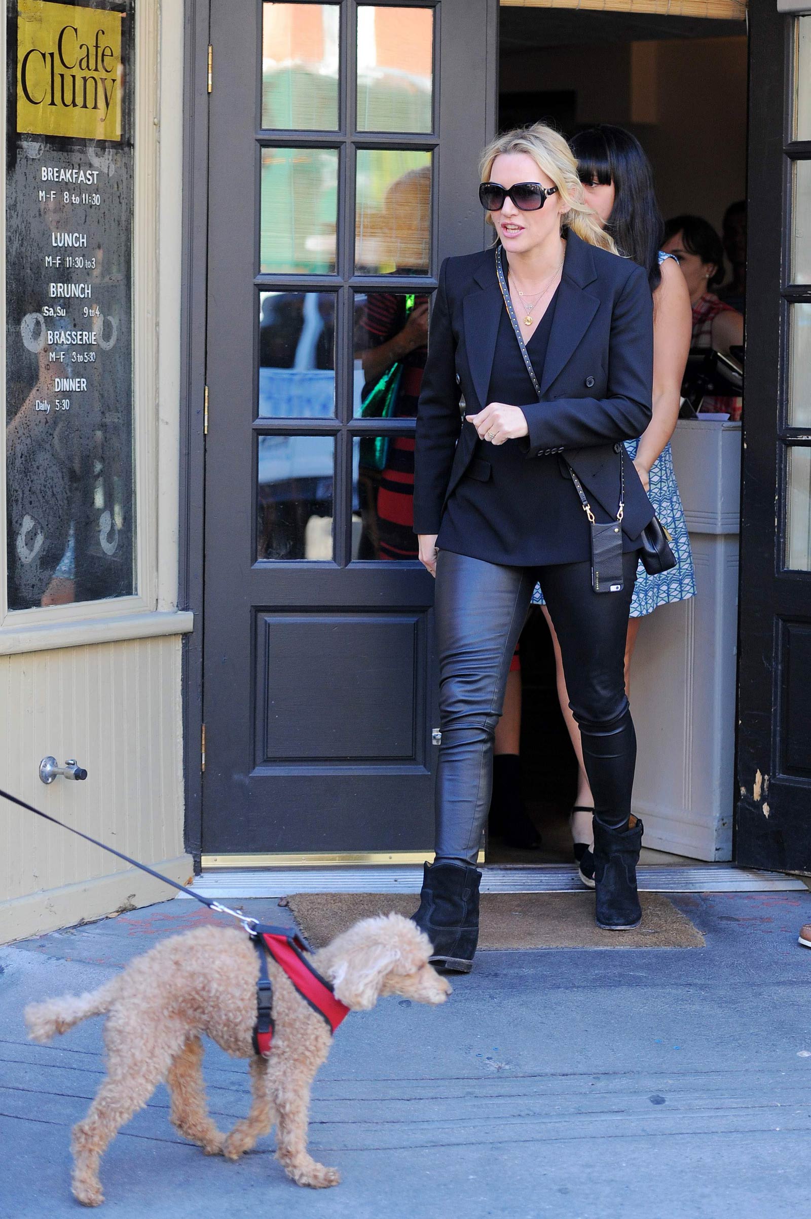 Kate Winslet gets lunch at Cafe Cluny