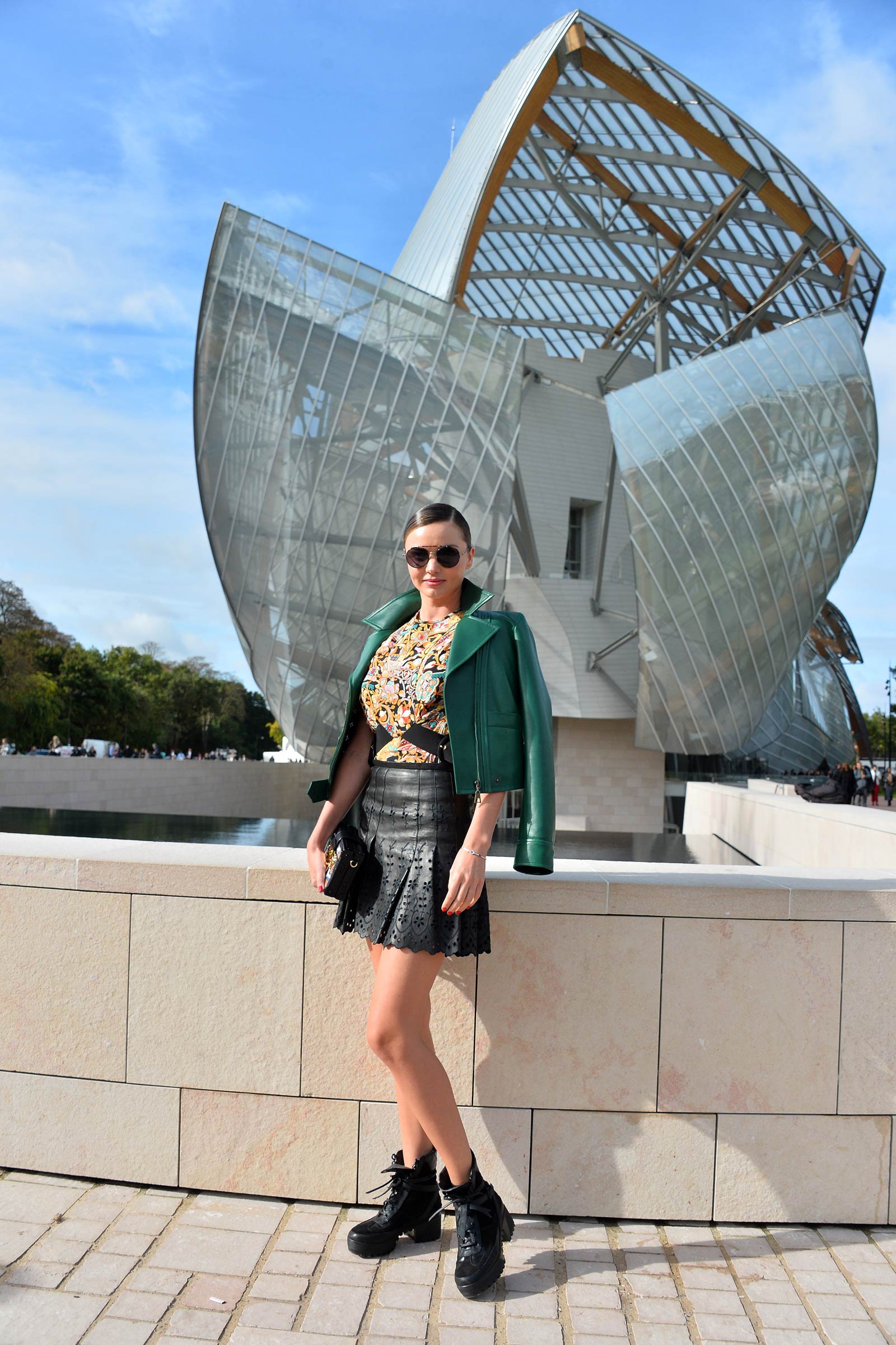 Miranda Kerr attends Louis Vuitton SS 2016 Ready-To-Wear collection show