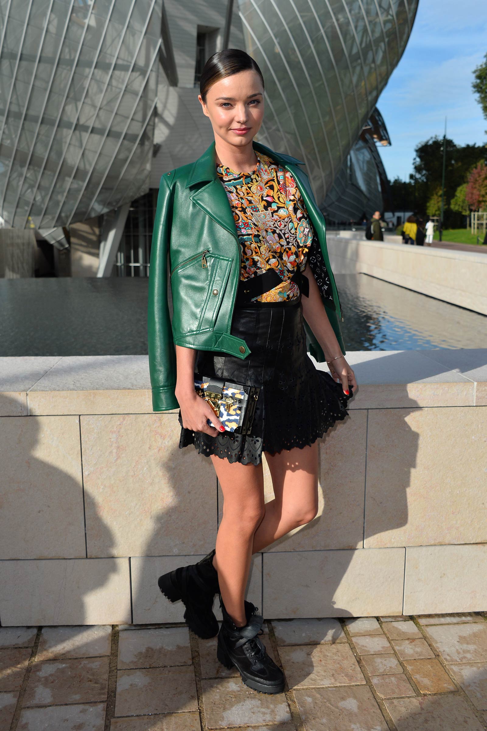 Miranda Kerr attends Louis Vuitton SS 2016 Ready-To-Wear collection show