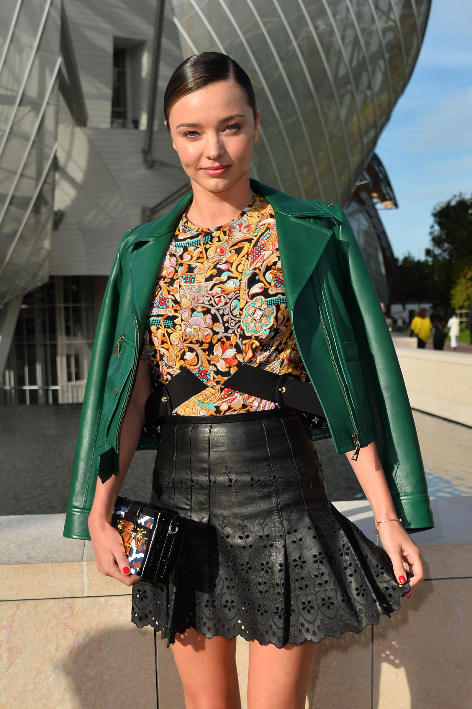 Miranda Kerr attends Louis Vuitton SS 2016 Ready-To-Wear collection show