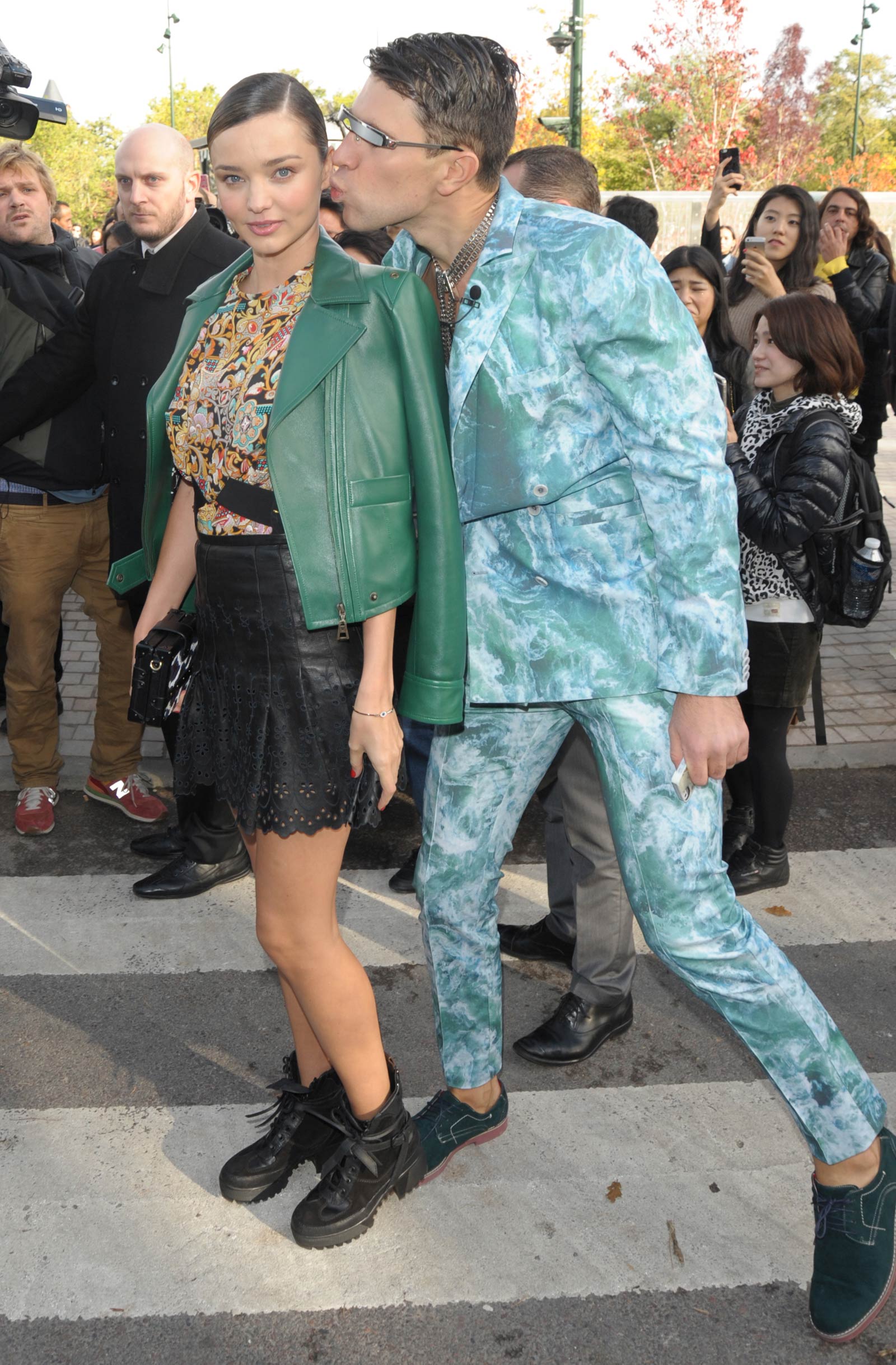 Miranda Kerr attends Louis Vuitton SS 2016 Ready-To-Wear collection show