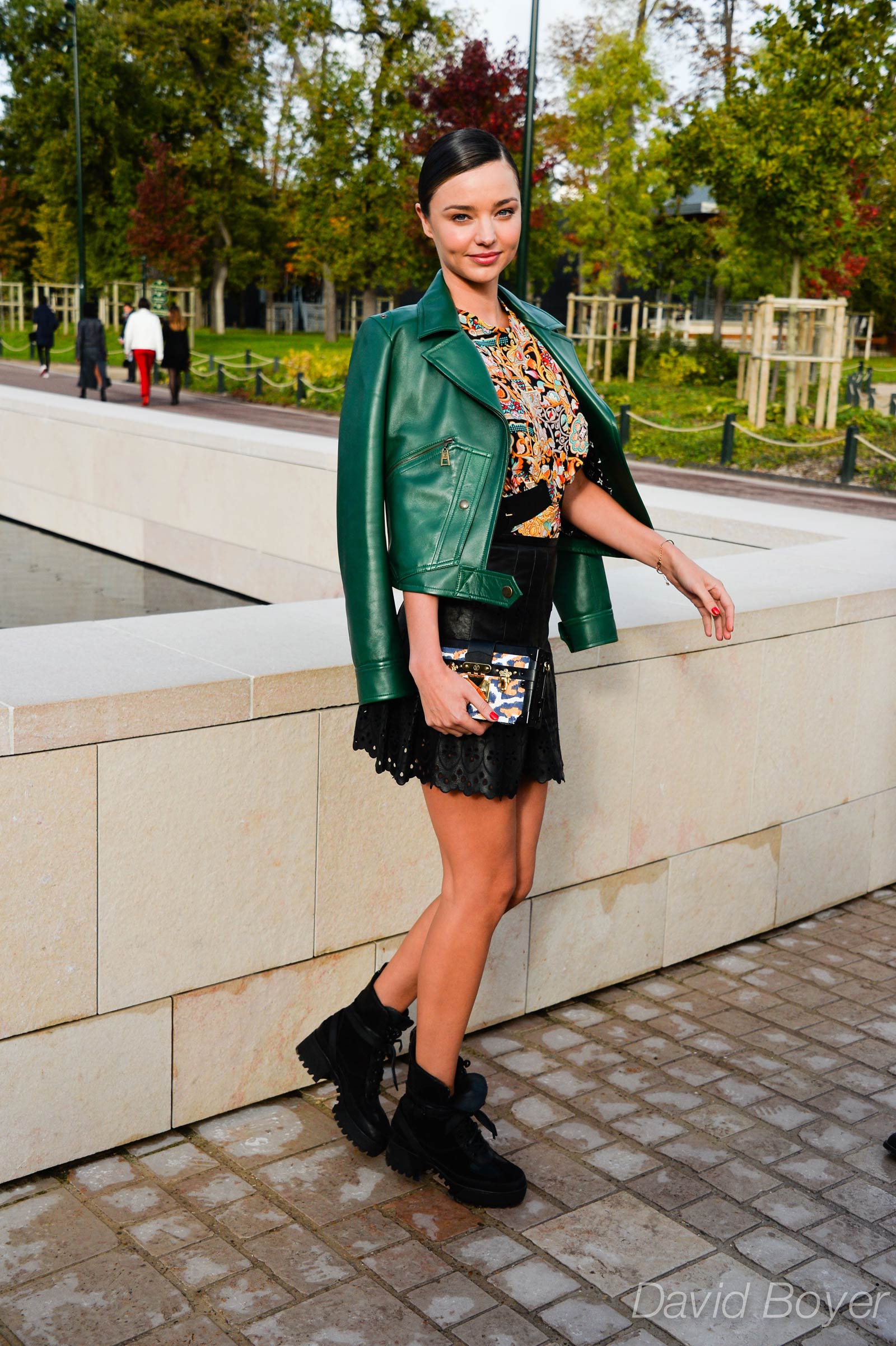 Miranda Kerr attends Louis Vuitton SS 2016 Ready-To-Wear collection show